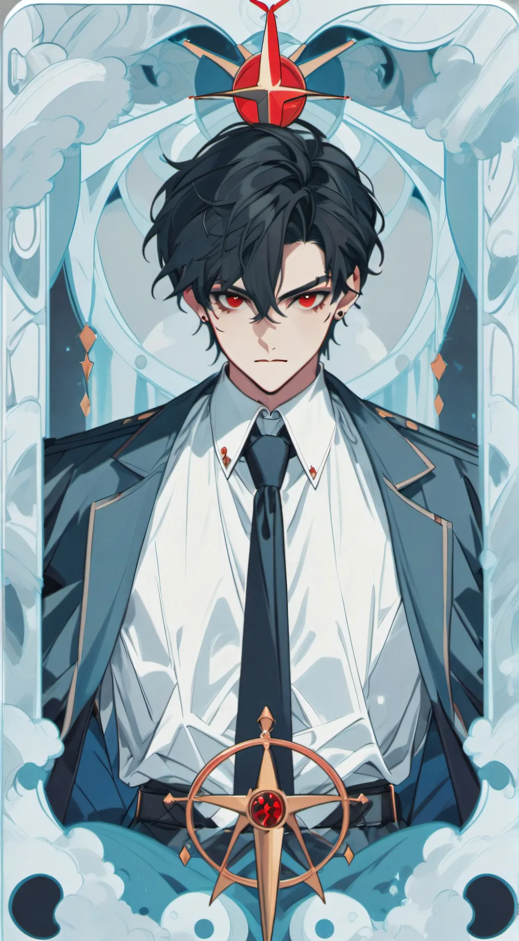 ai character: satan background