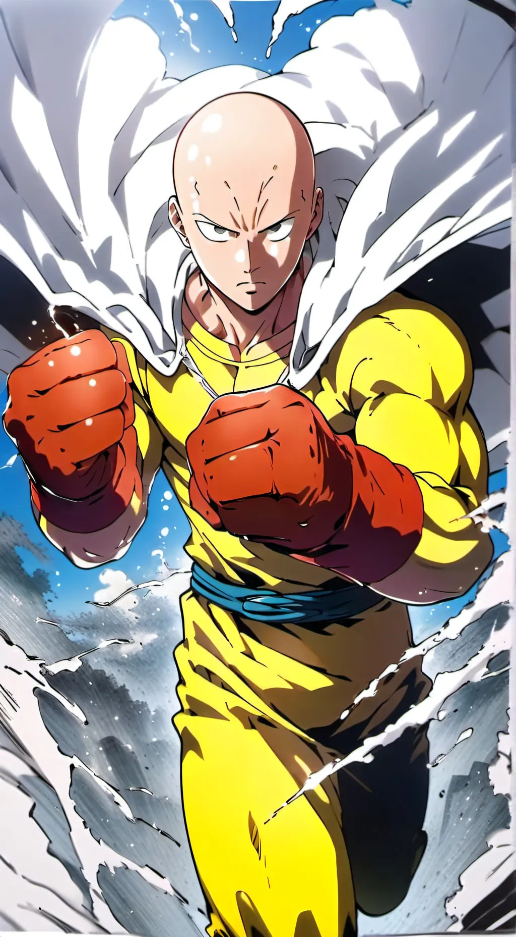 ai character: One Punch Man  background