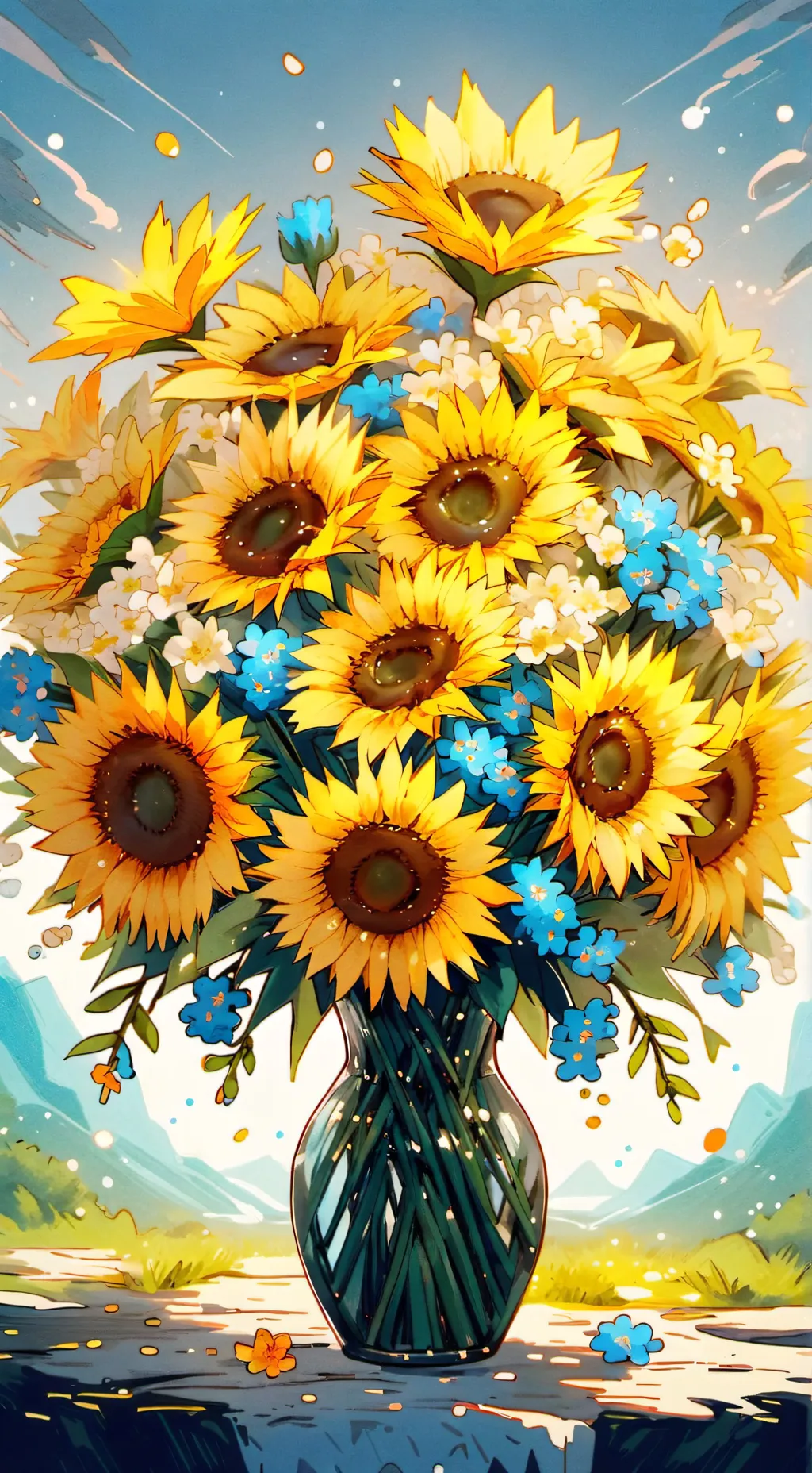 ai character: Y/Nx BAKUGO  background