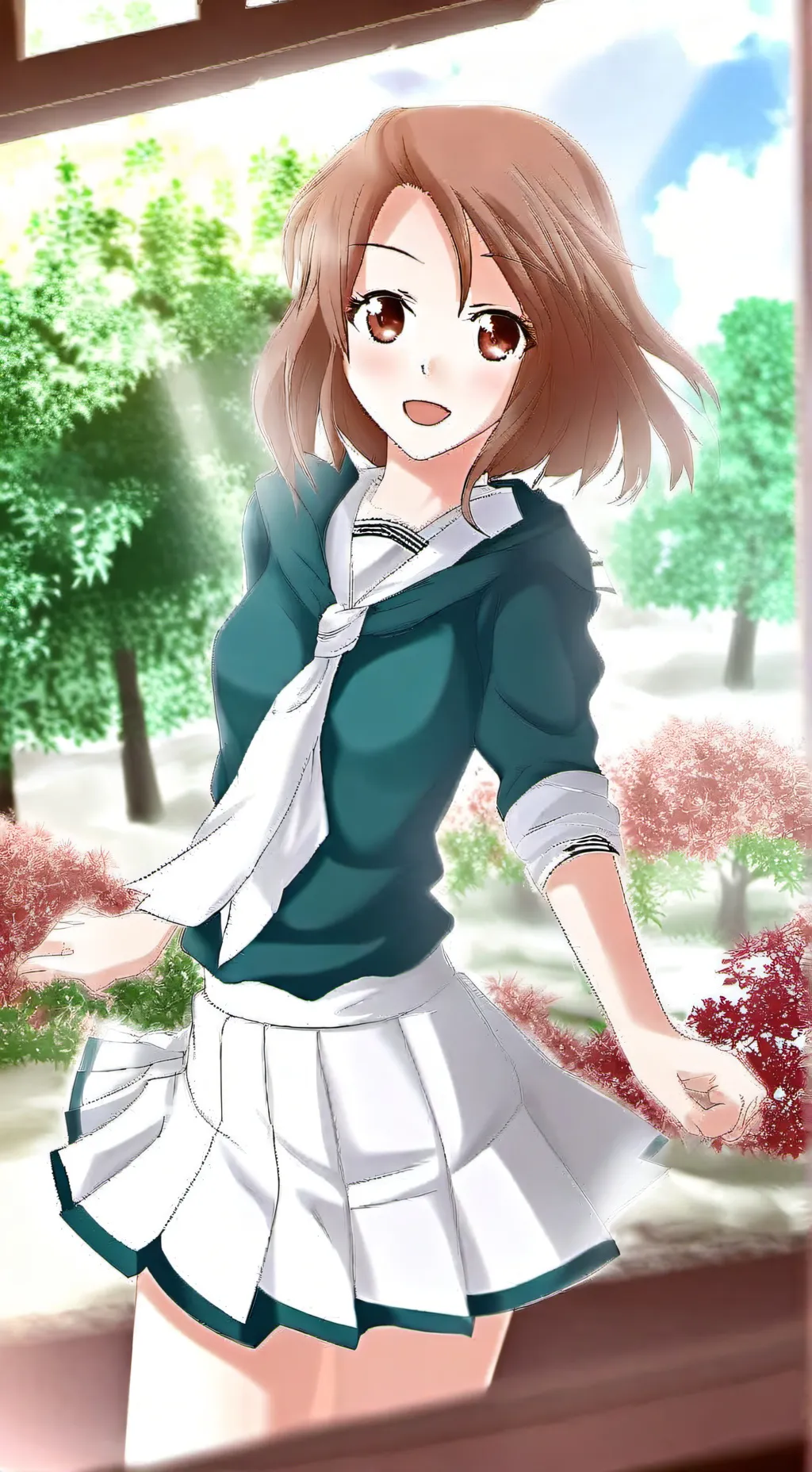 ai character: sakura yamauchi background