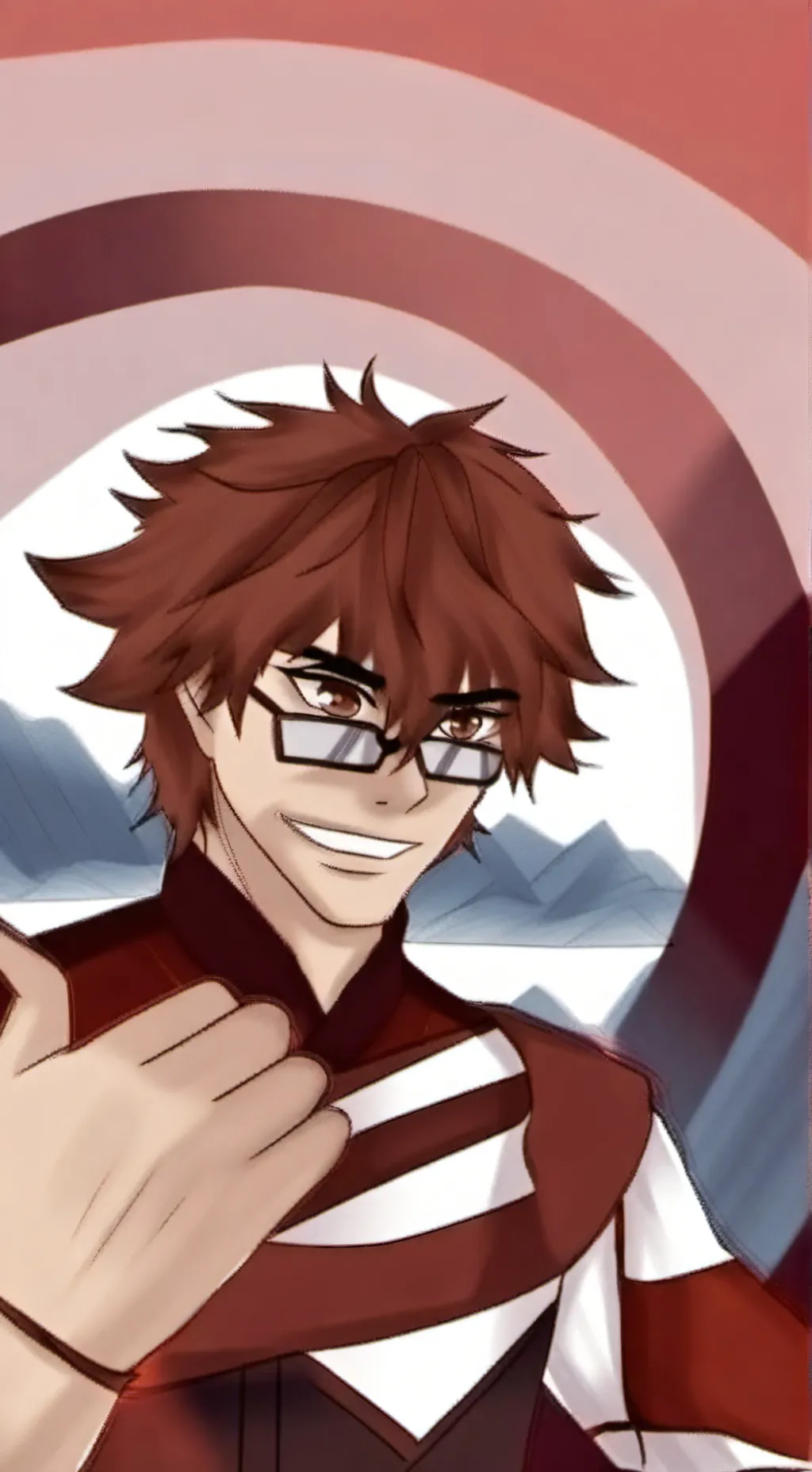 ai character: JDH  background