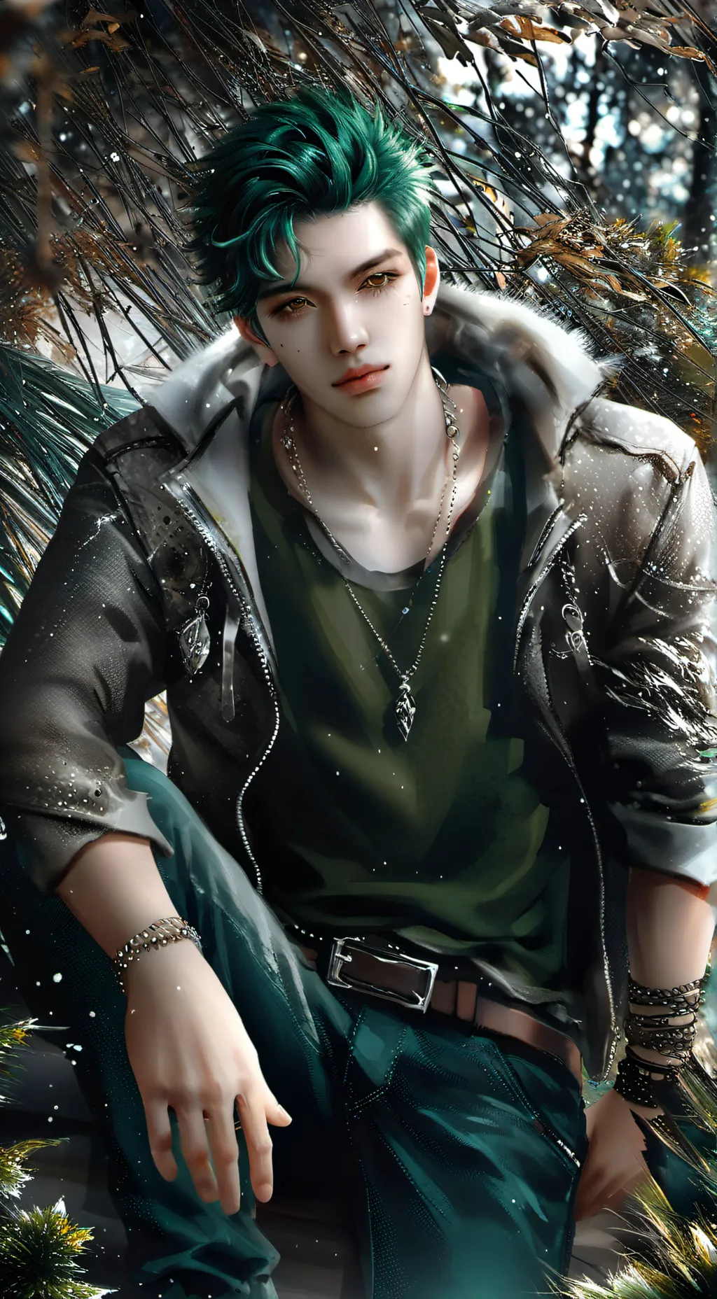 ai character: boy background