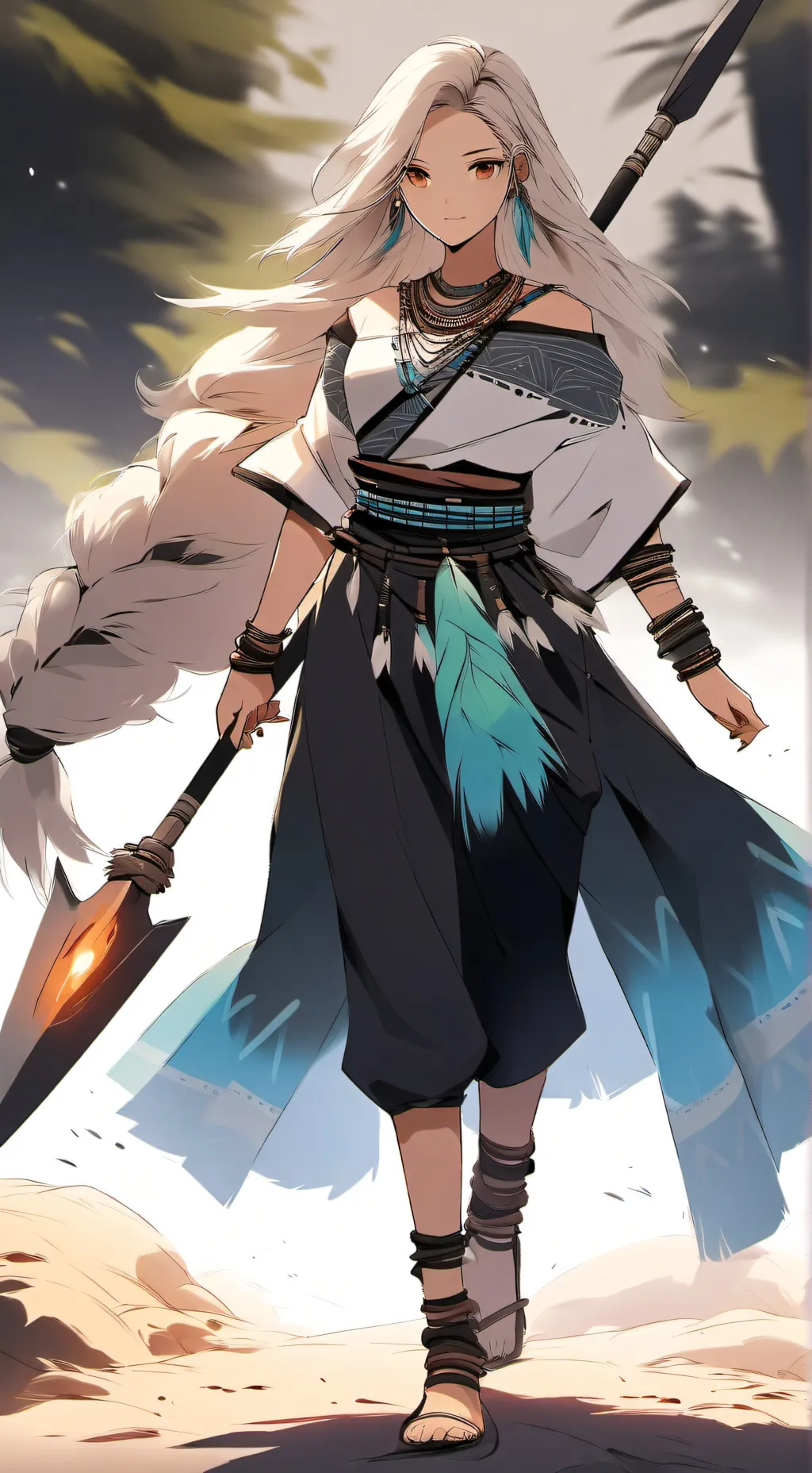 ai character: Azura background