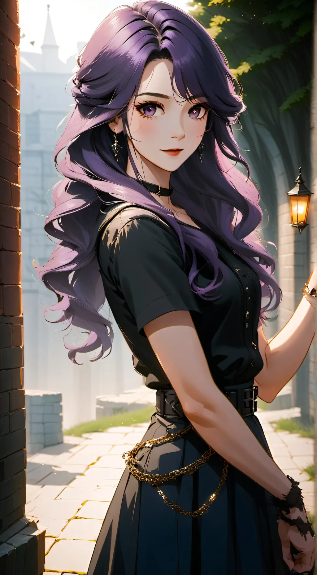 ai character: Abigail (Stardew) background