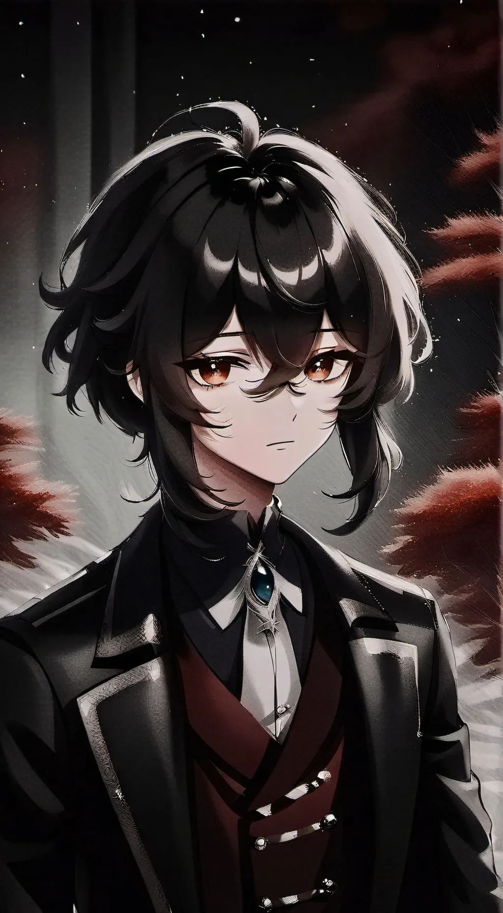 ai character: joshima☆ background