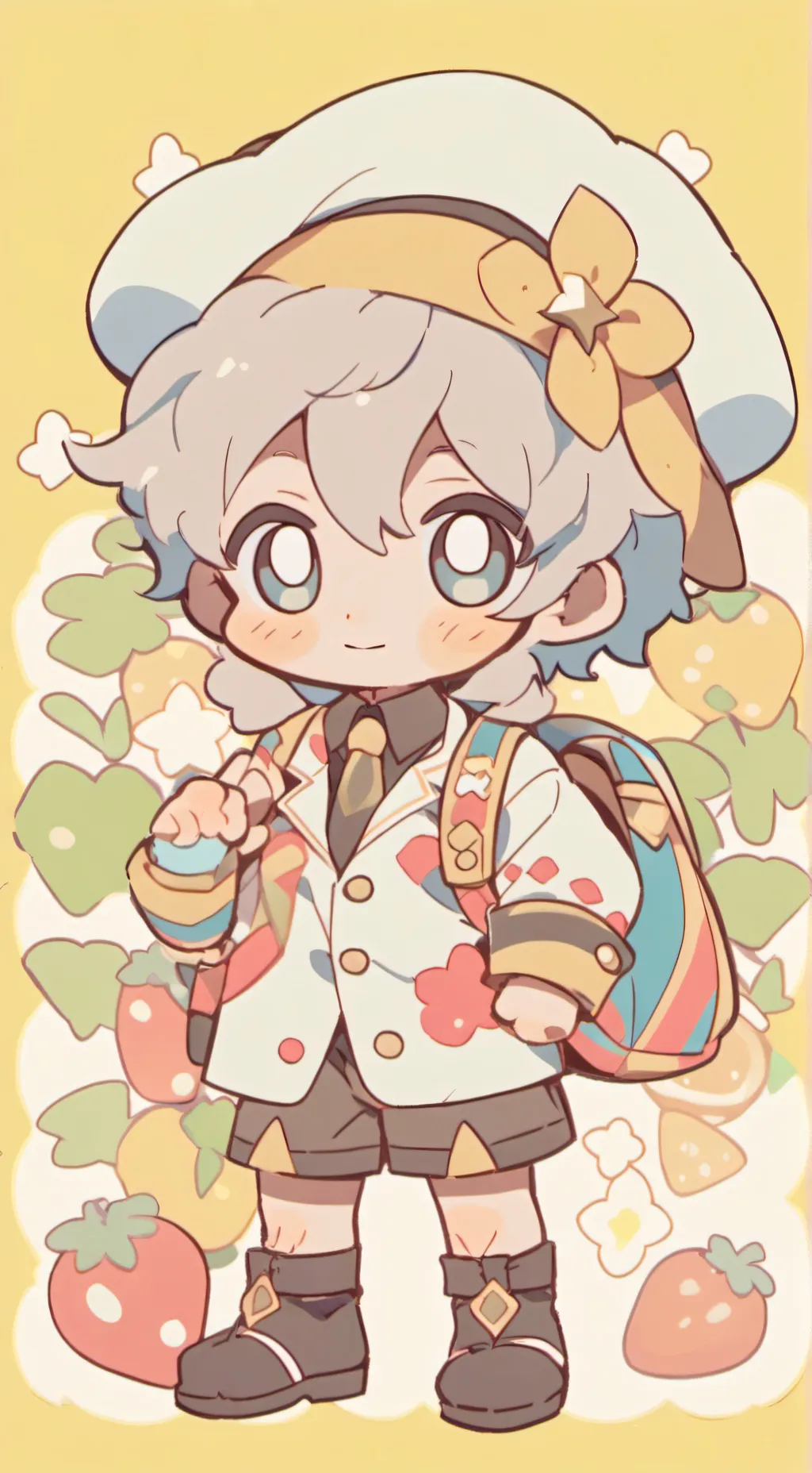 ai character: L. O. V👉👉👌🍆 background