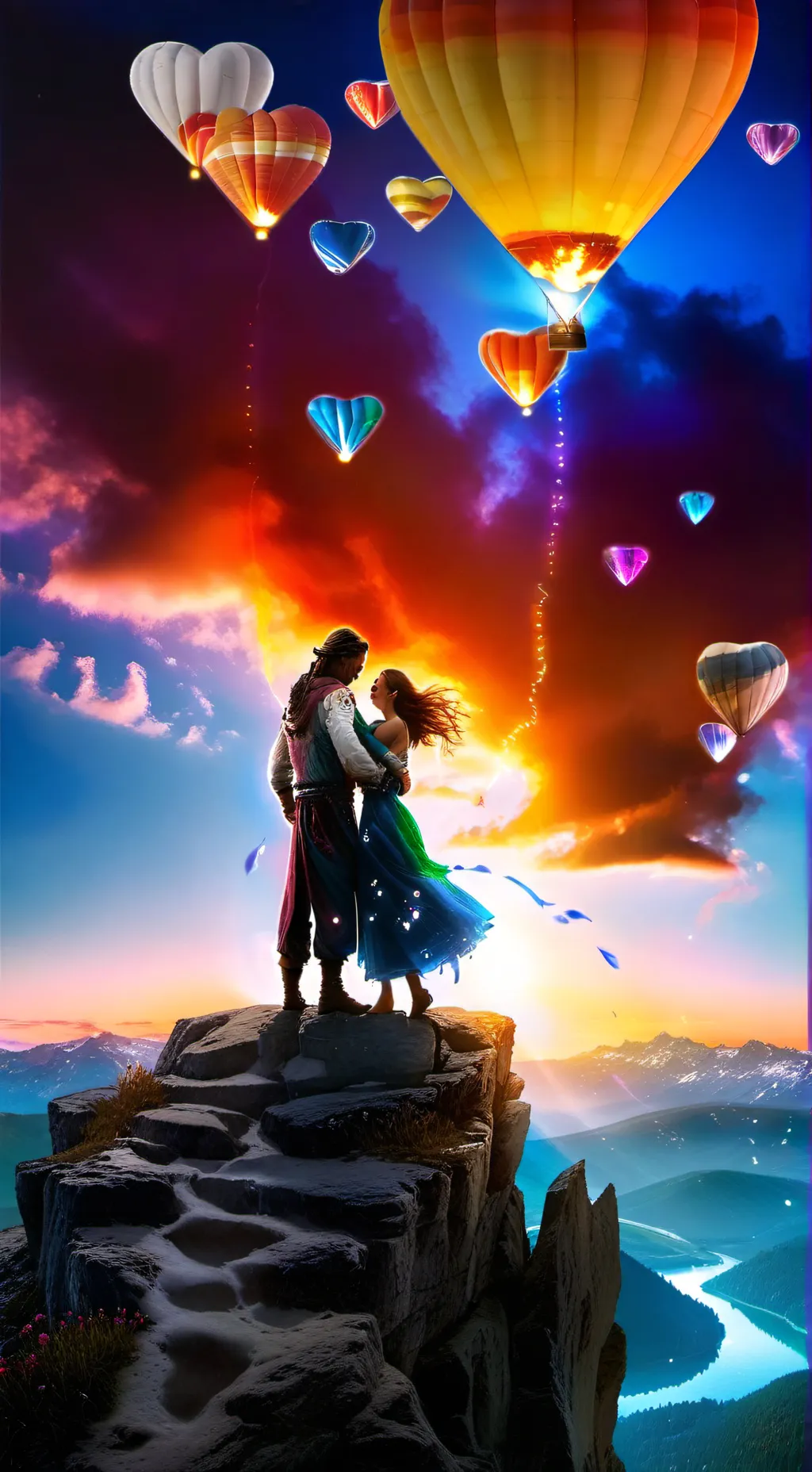 ai character: Emilia and Anthony background