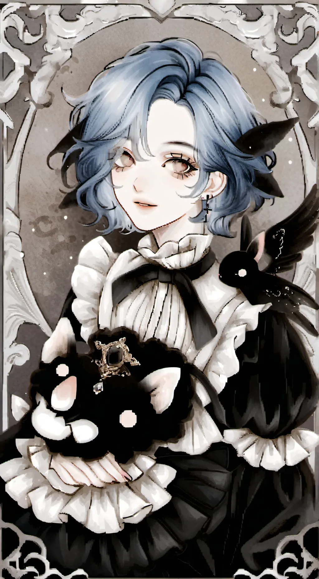 ai character: Mha in DW background