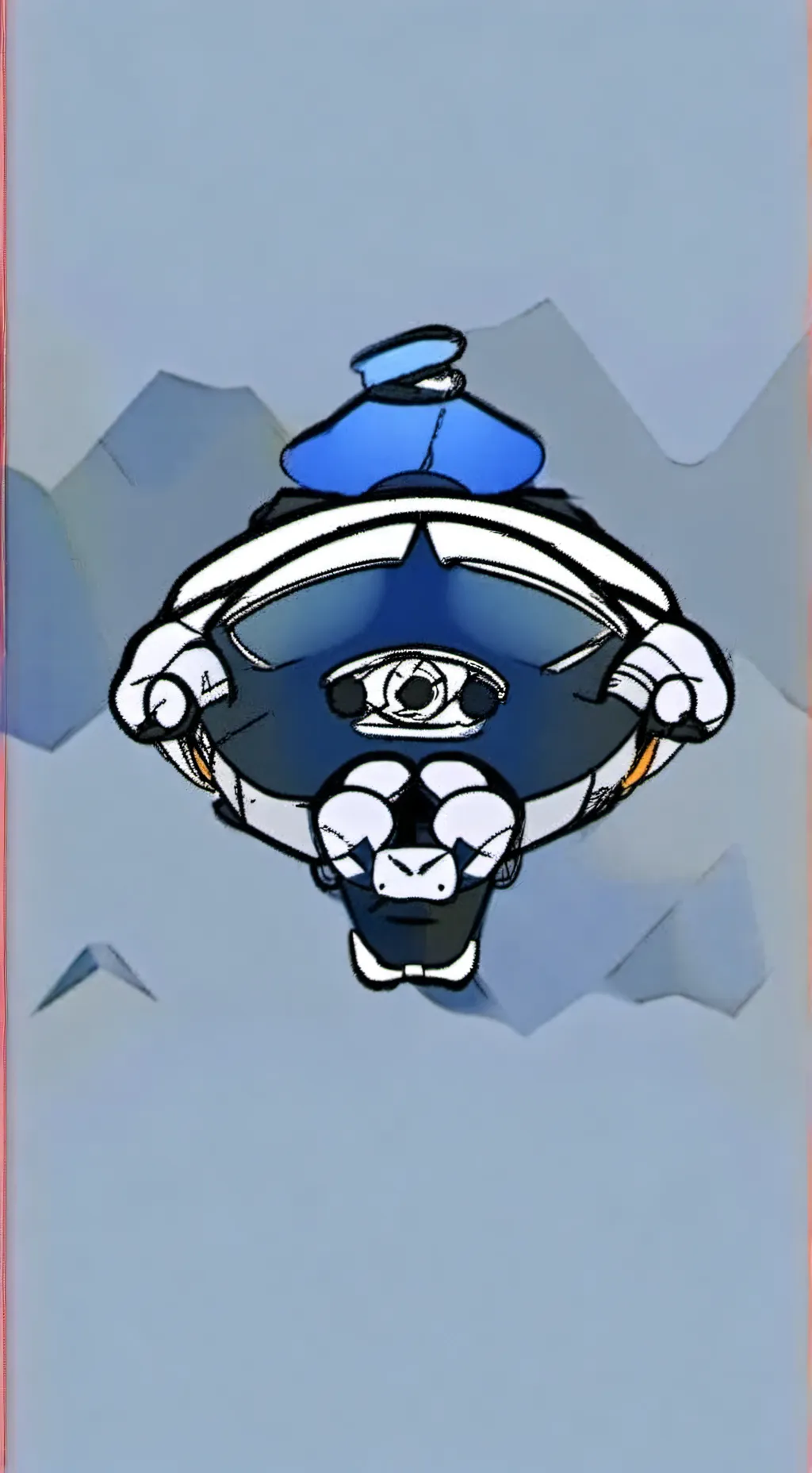 ai character: X x V background