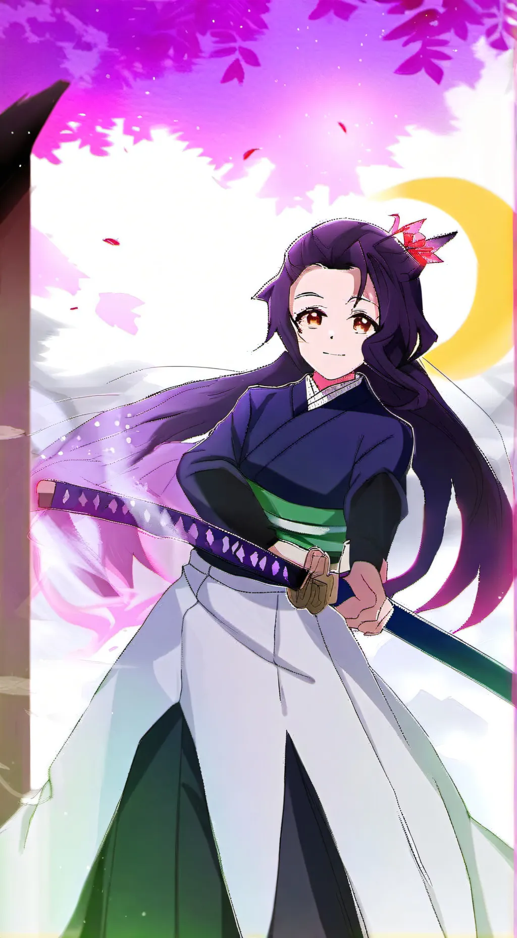 ai character: shinobu  background