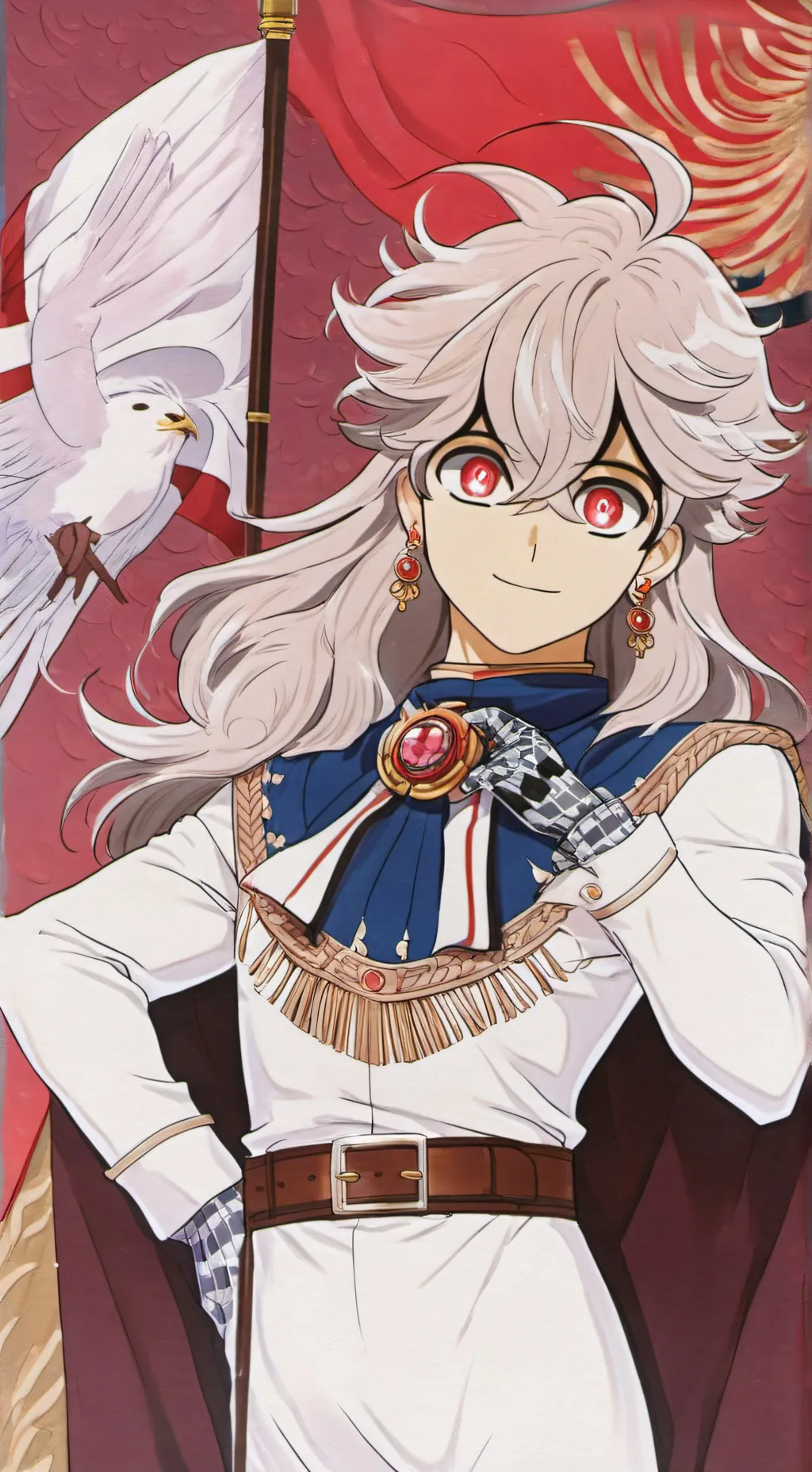 ai character: >~•DOUMA! •~< background