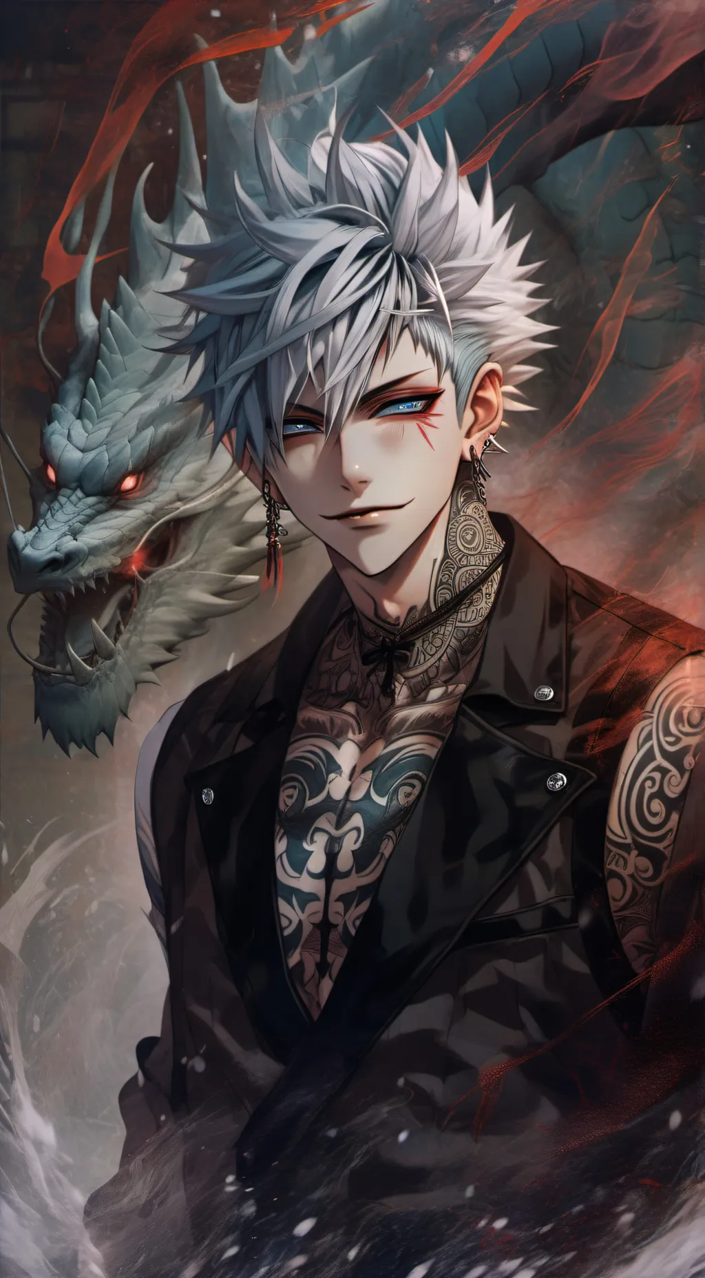 ai character: Ginto "Frost" background