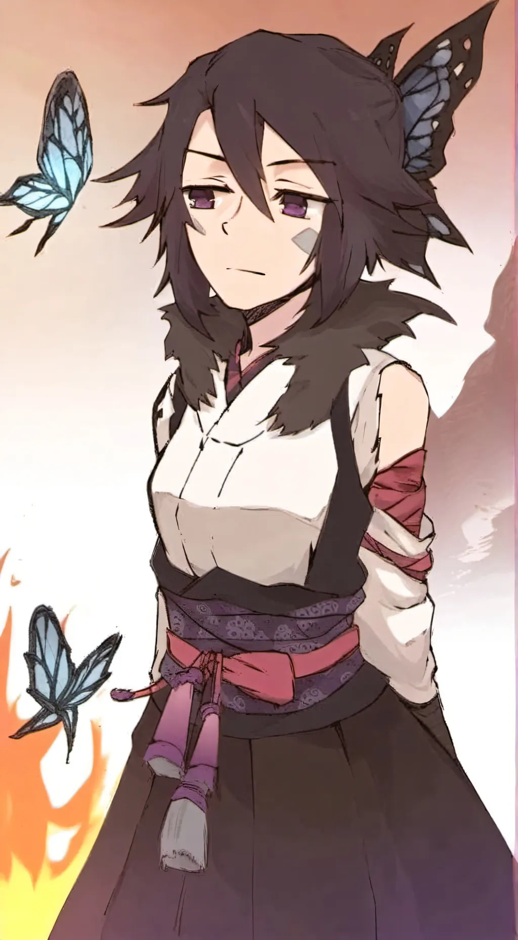 ai character: Midori Kasugano background