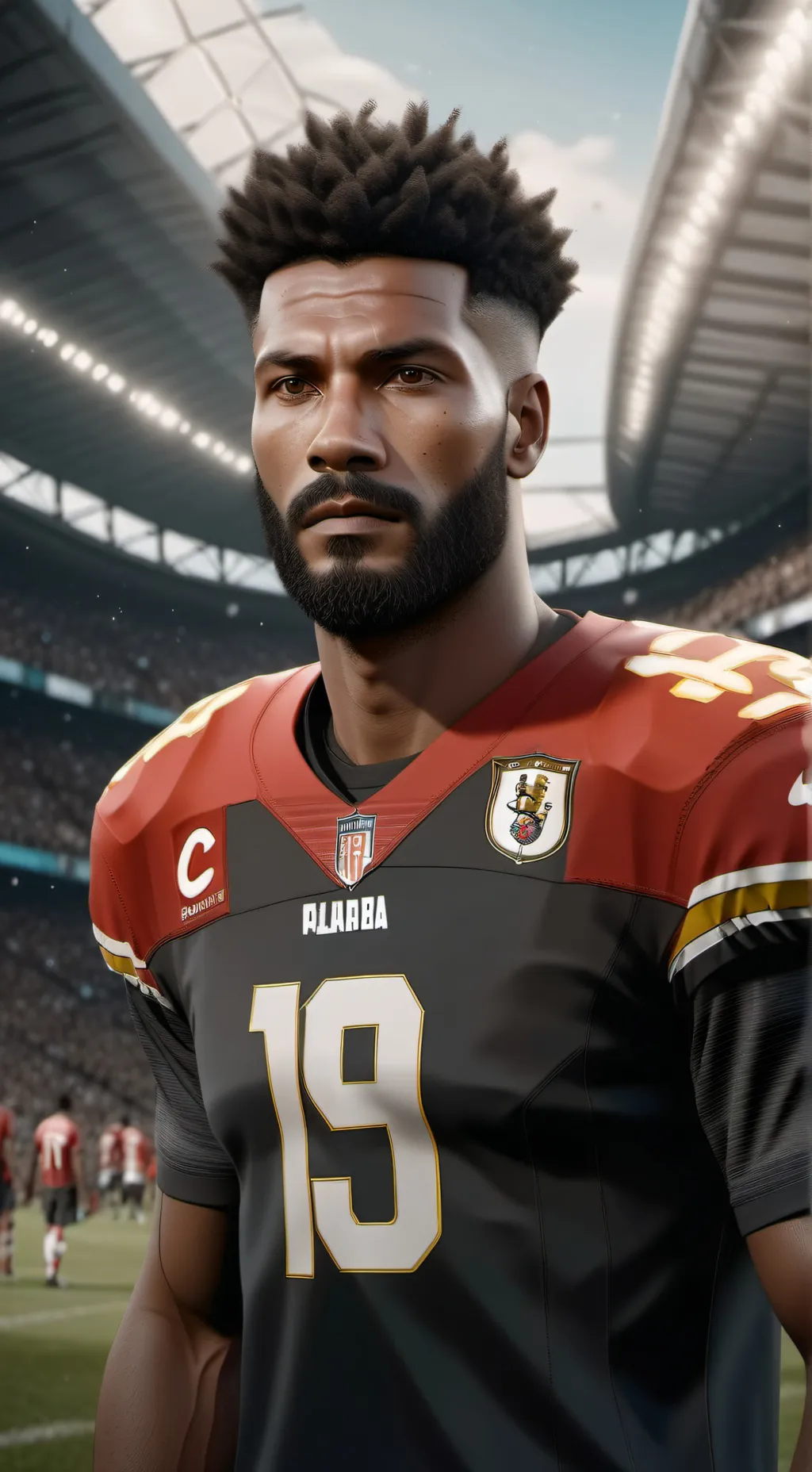 ai character: NFL  (YES AGAIN)  background