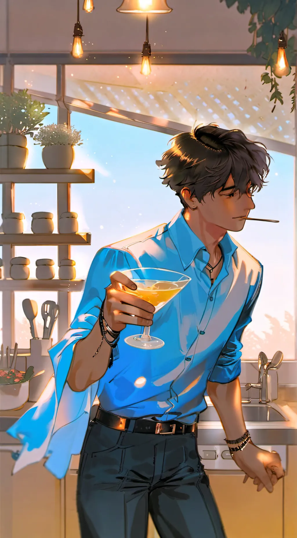 ai character: Gabriel  background