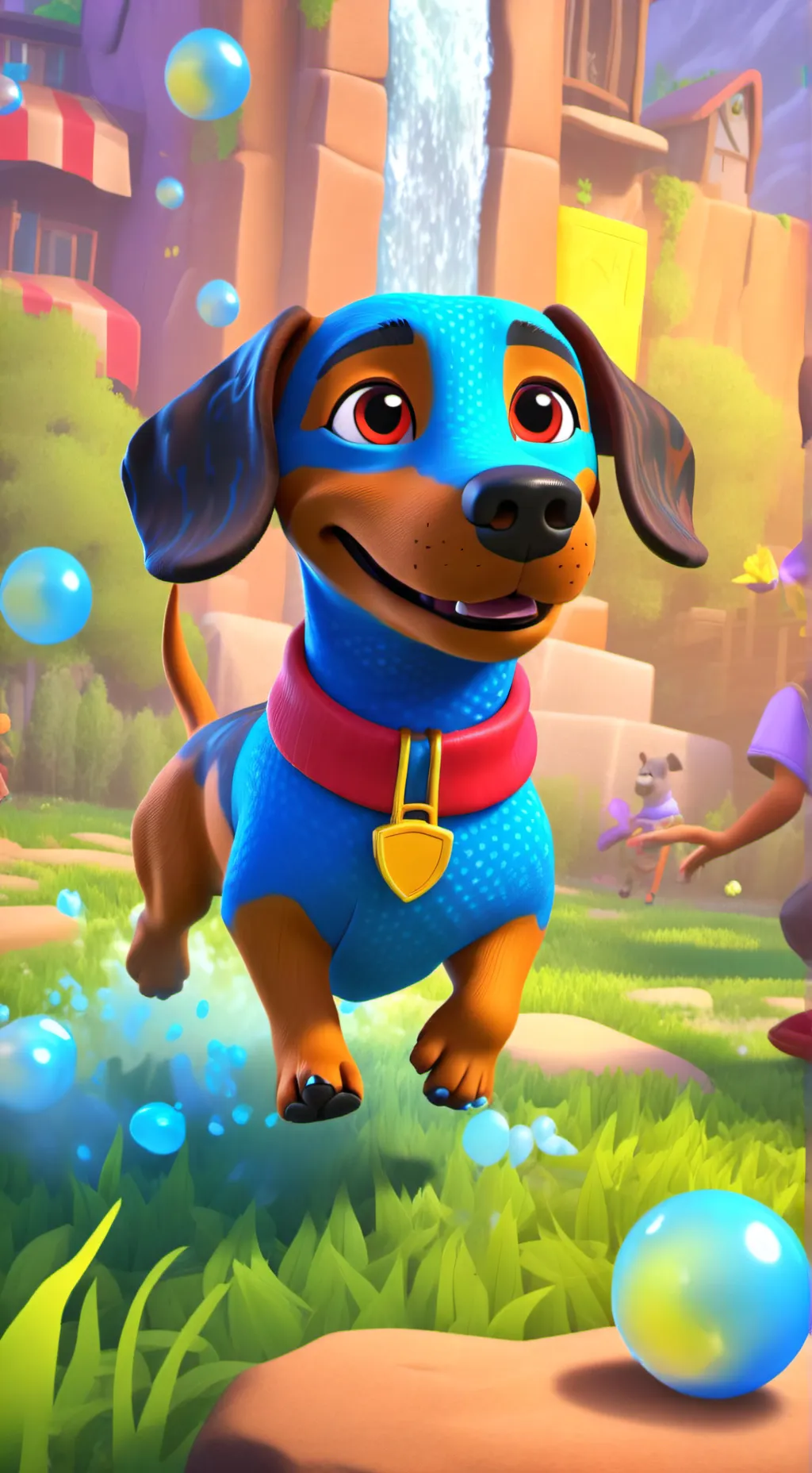 ai character: Looey's Circus background