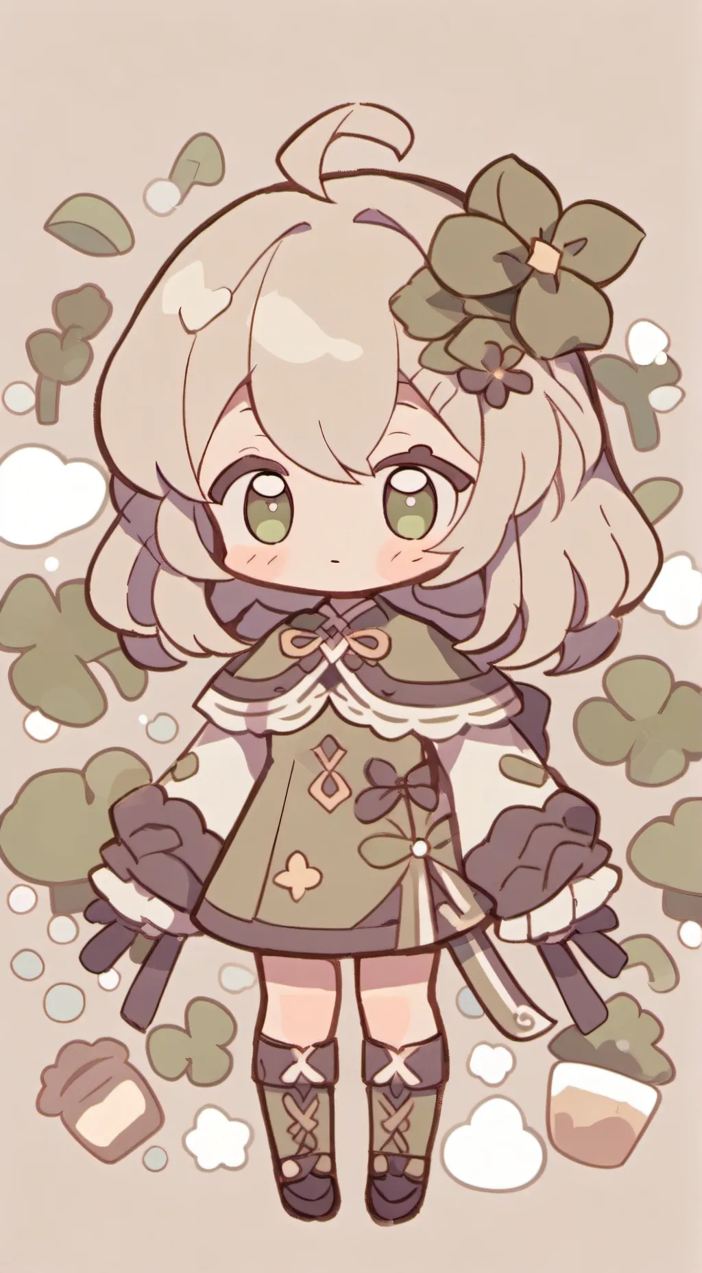 ai character: sprout x cosmo background