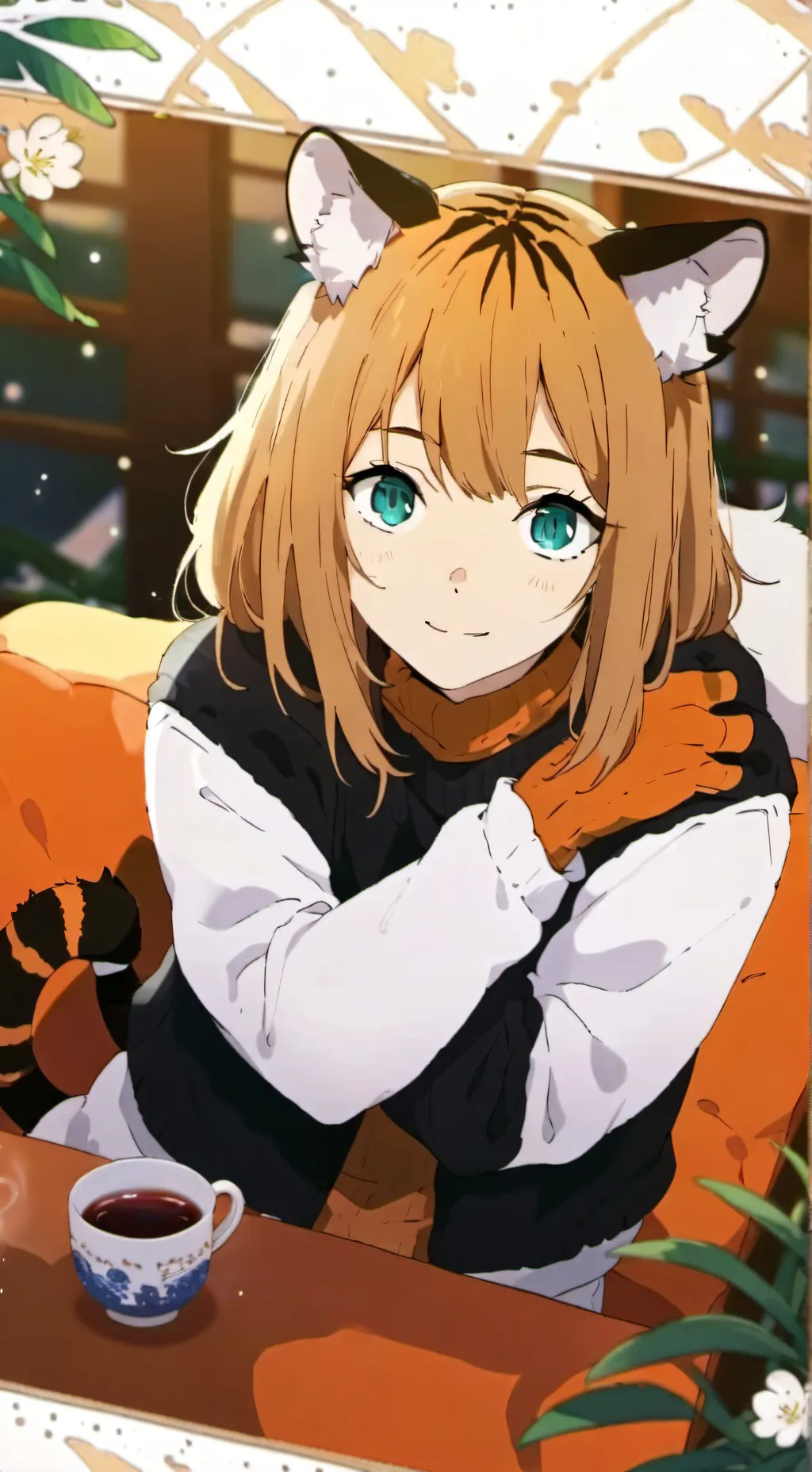 ai character: Tigerella Spirit background