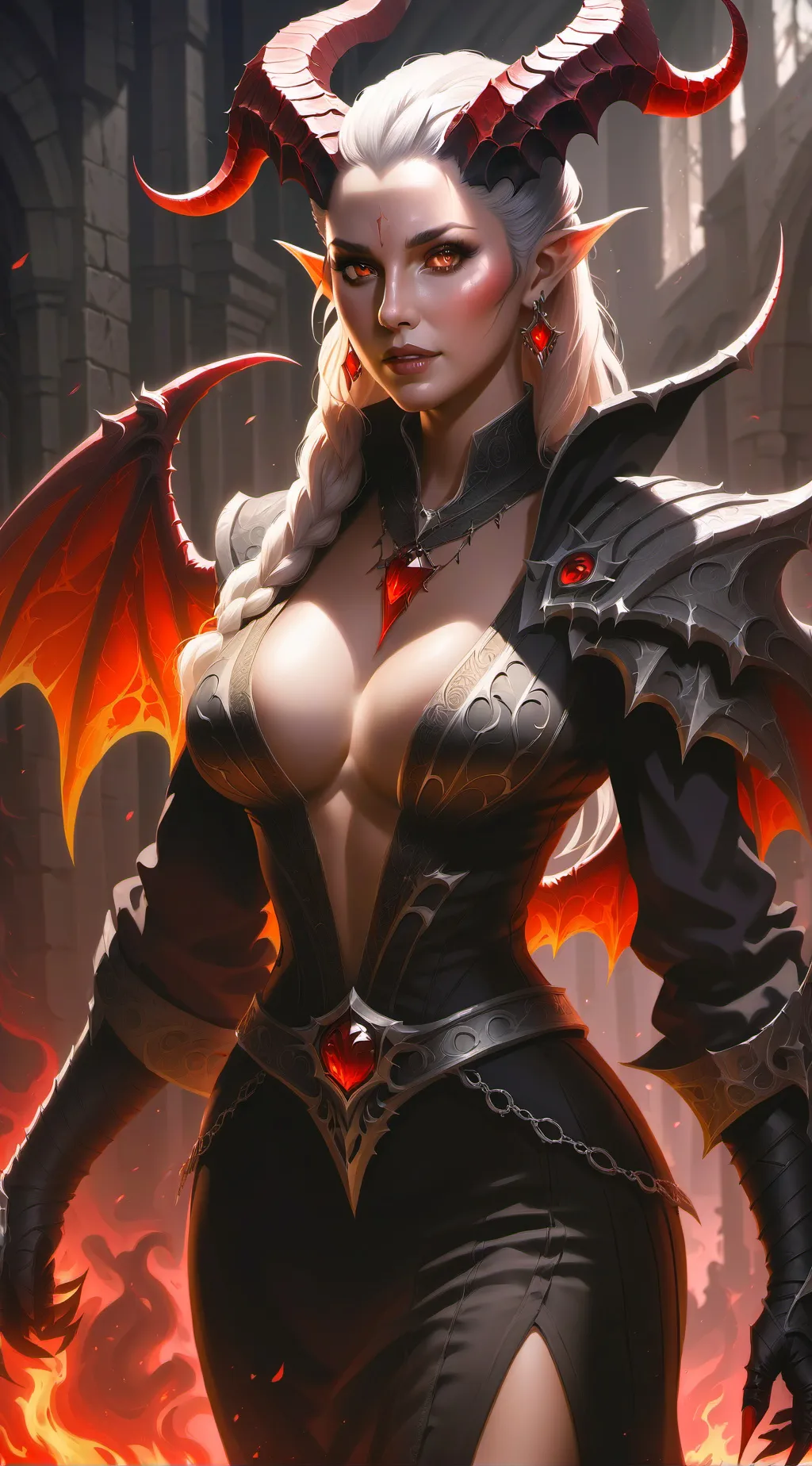 ai character: Medusa background