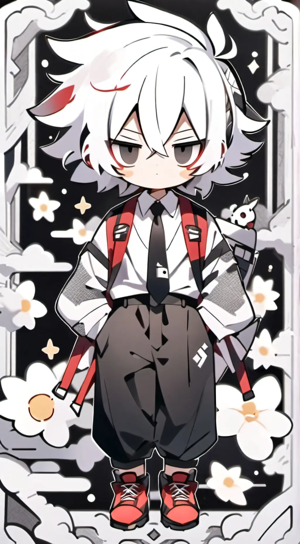 ai character: uni background