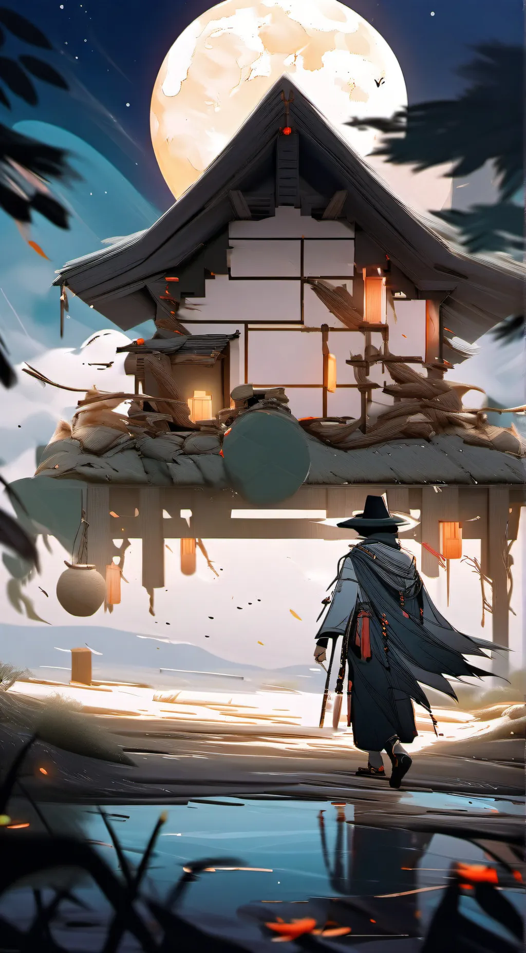 ai character: white goo background