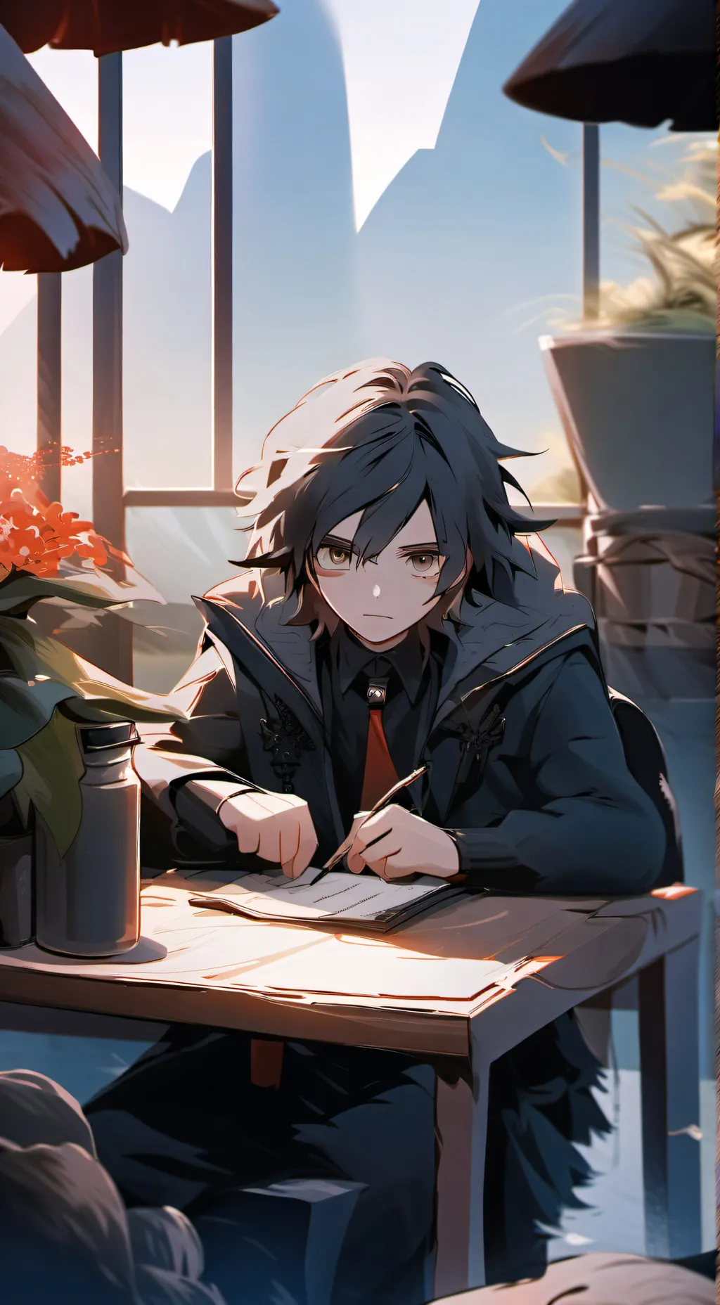 ai character: 😎 Ethan 😎  background