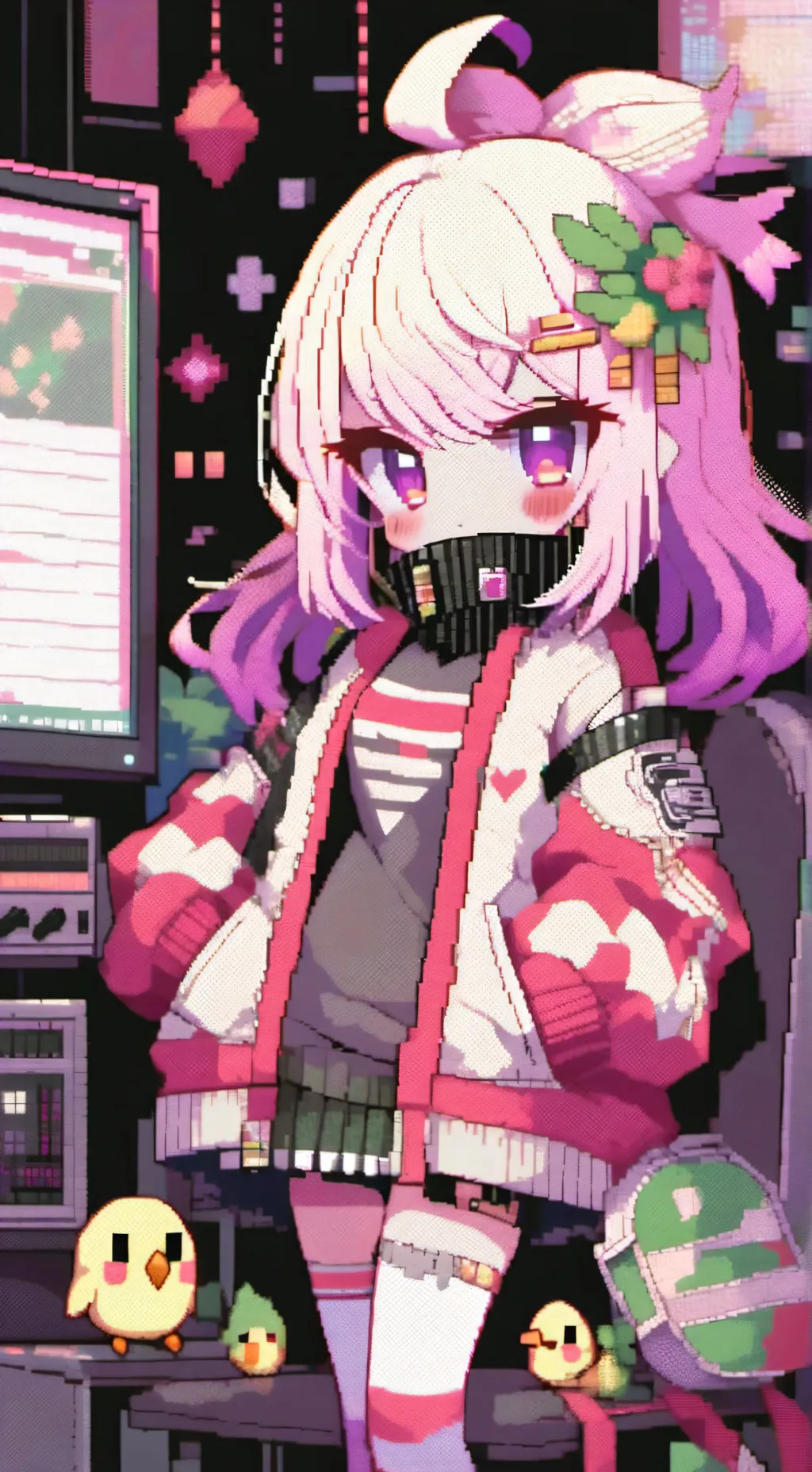 ai character: MHA pato de hule background