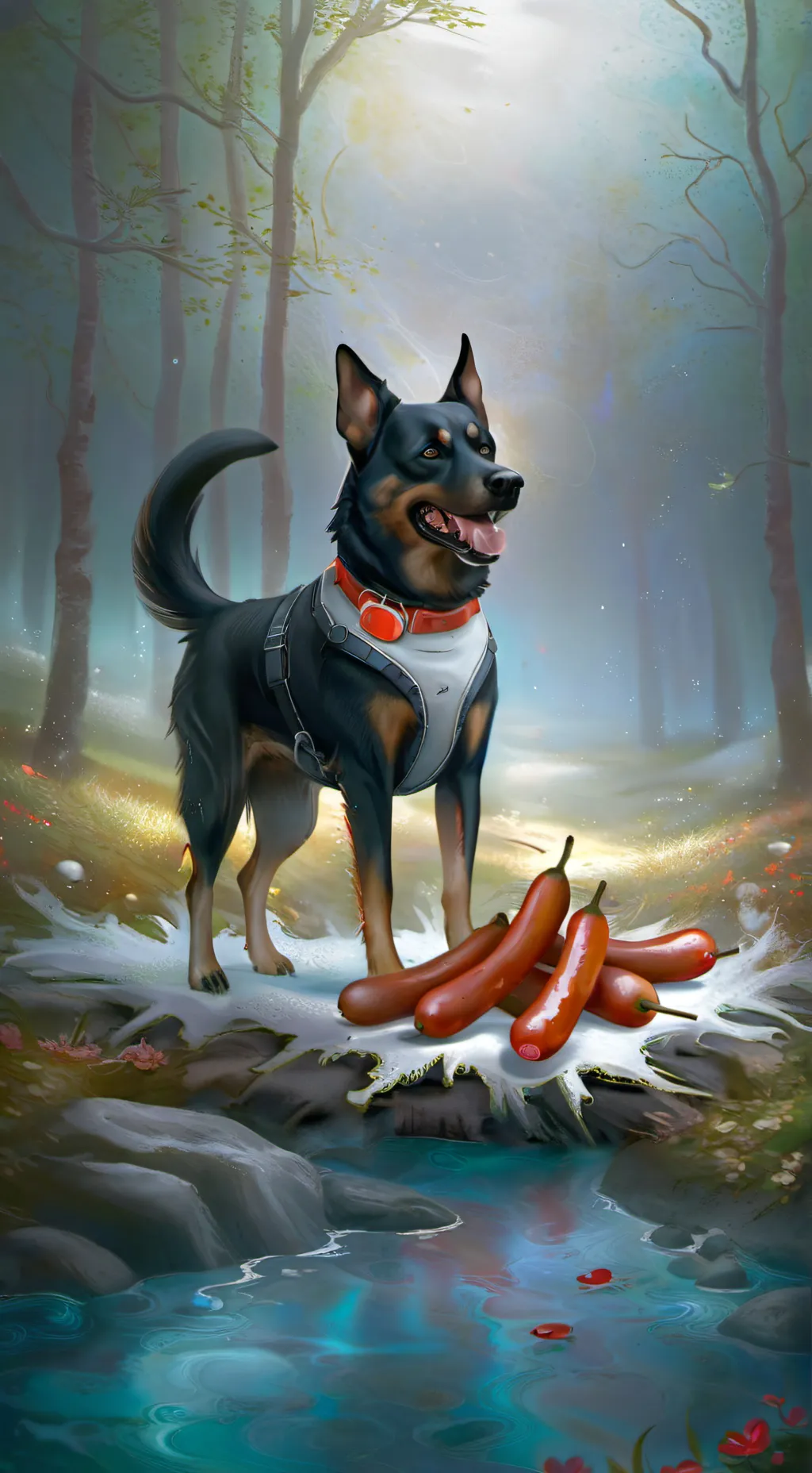 ai character: perro perdido background