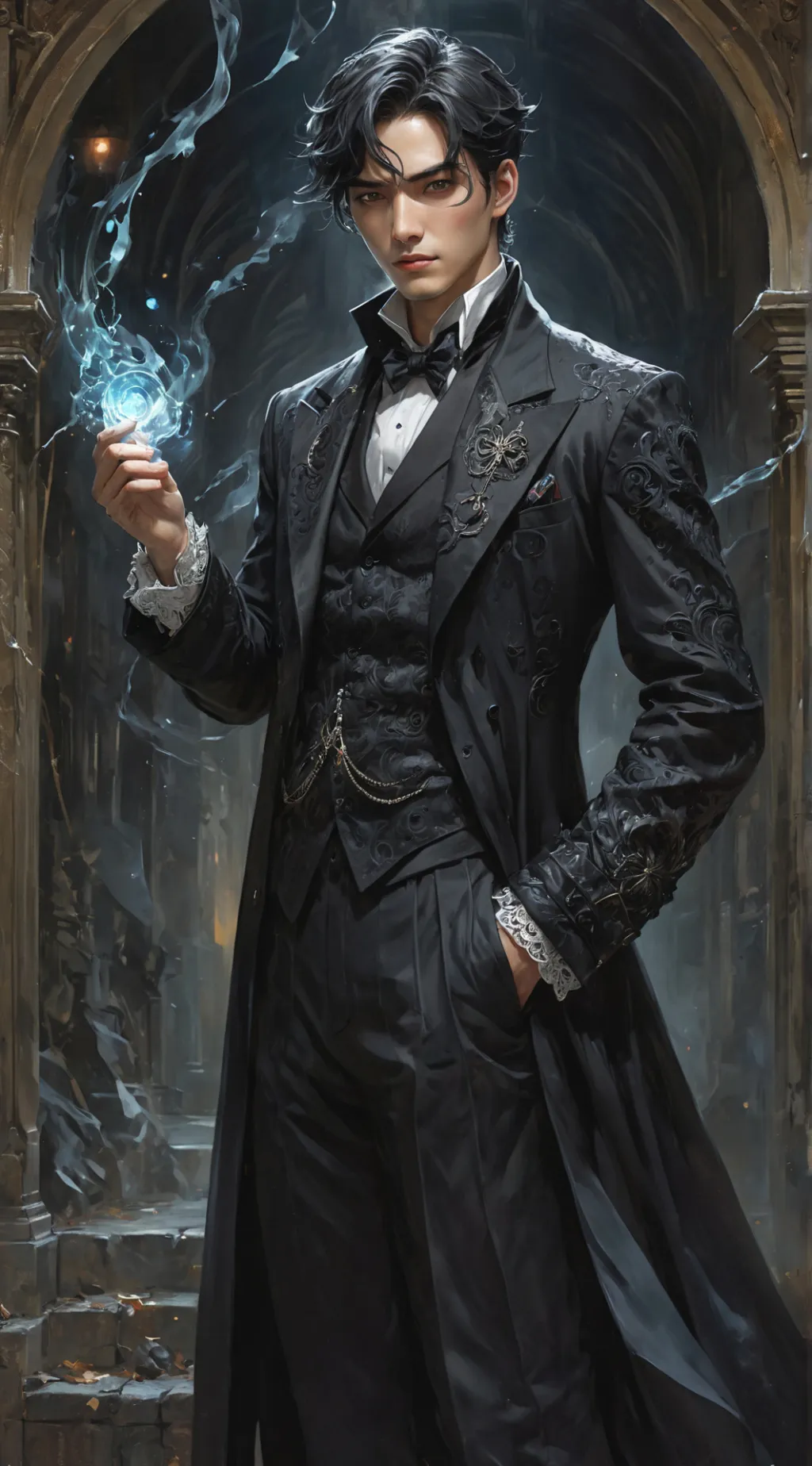 ai character: Lucien background