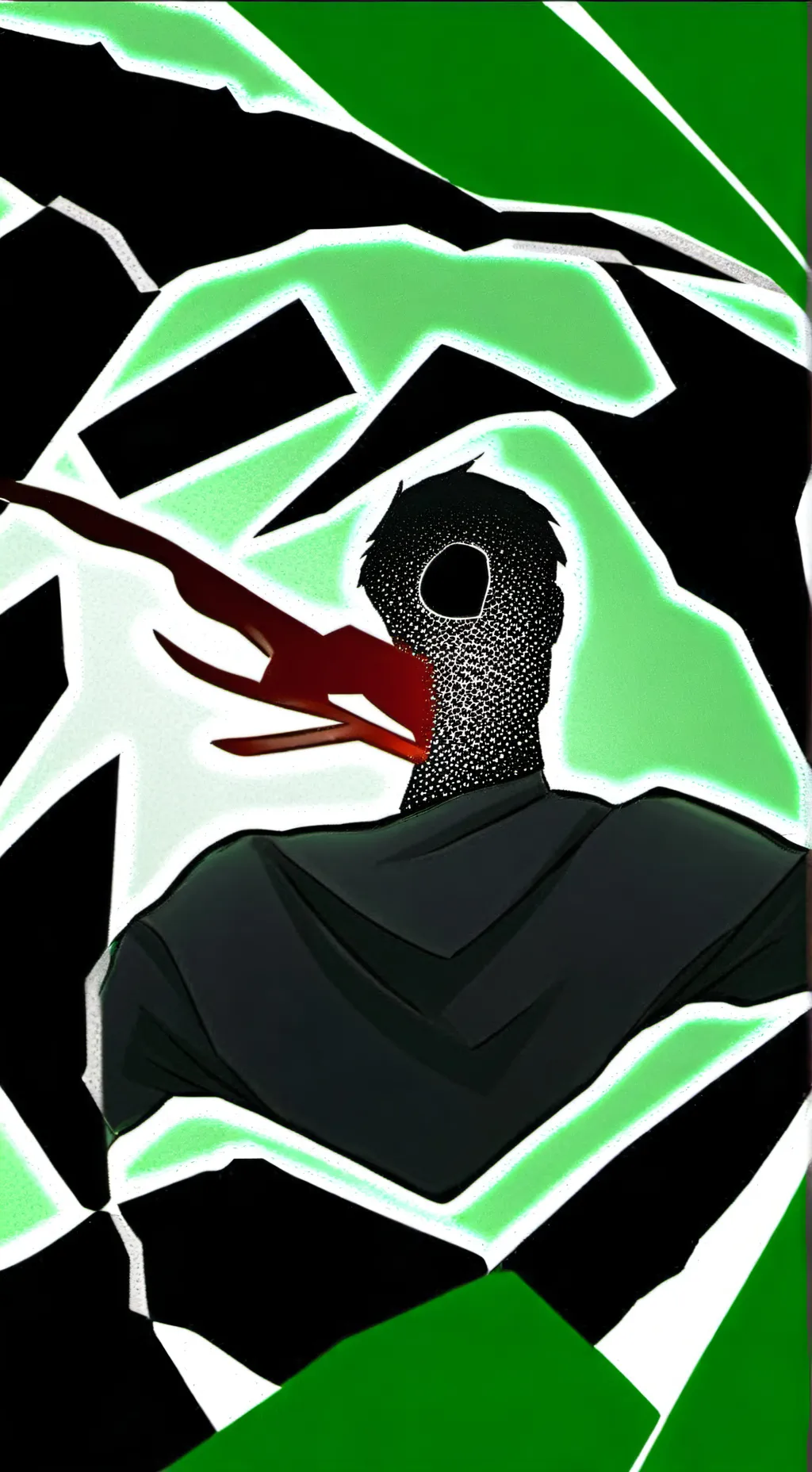 ai character: final normal background