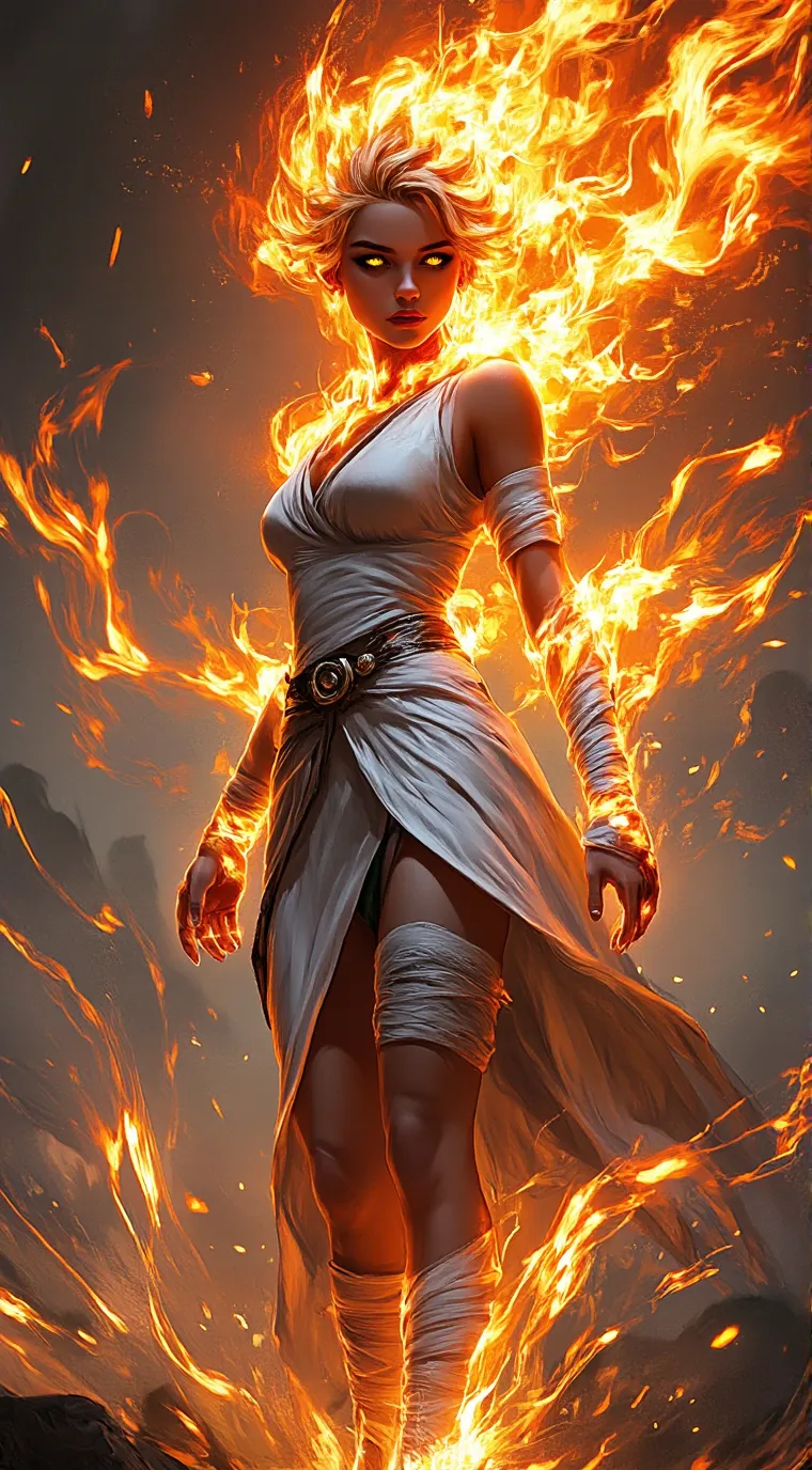 ai character: Flambeau(Humanoid) background