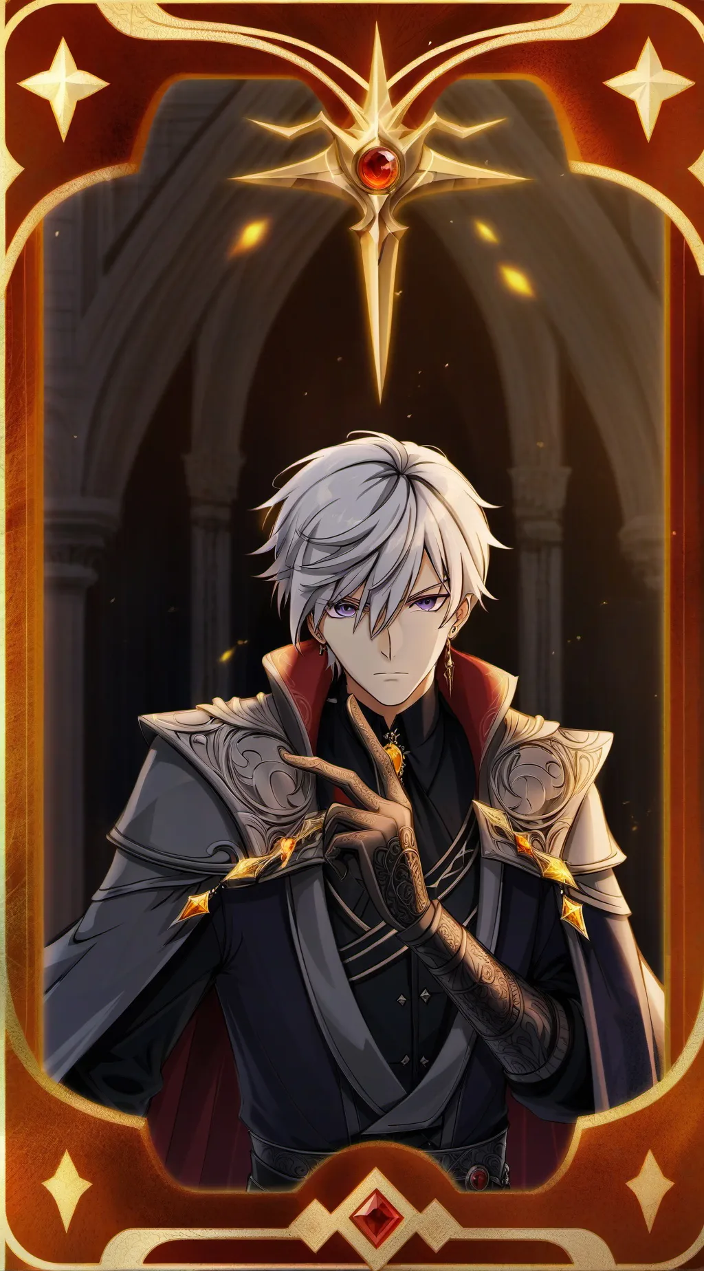 ai character: Oliver  background