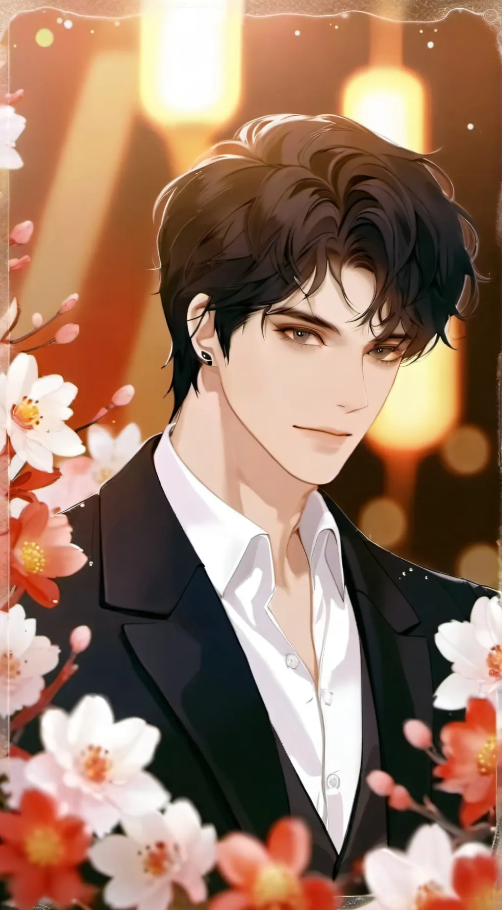 ai character: George Martin  background