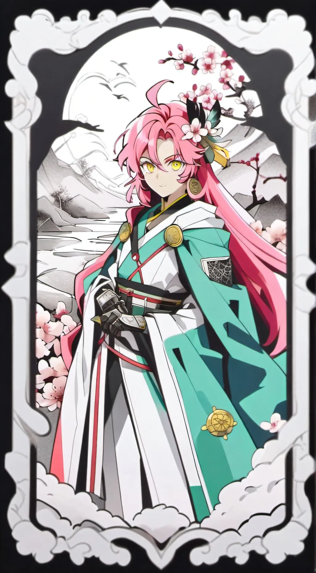 ai character: mitsuri  background