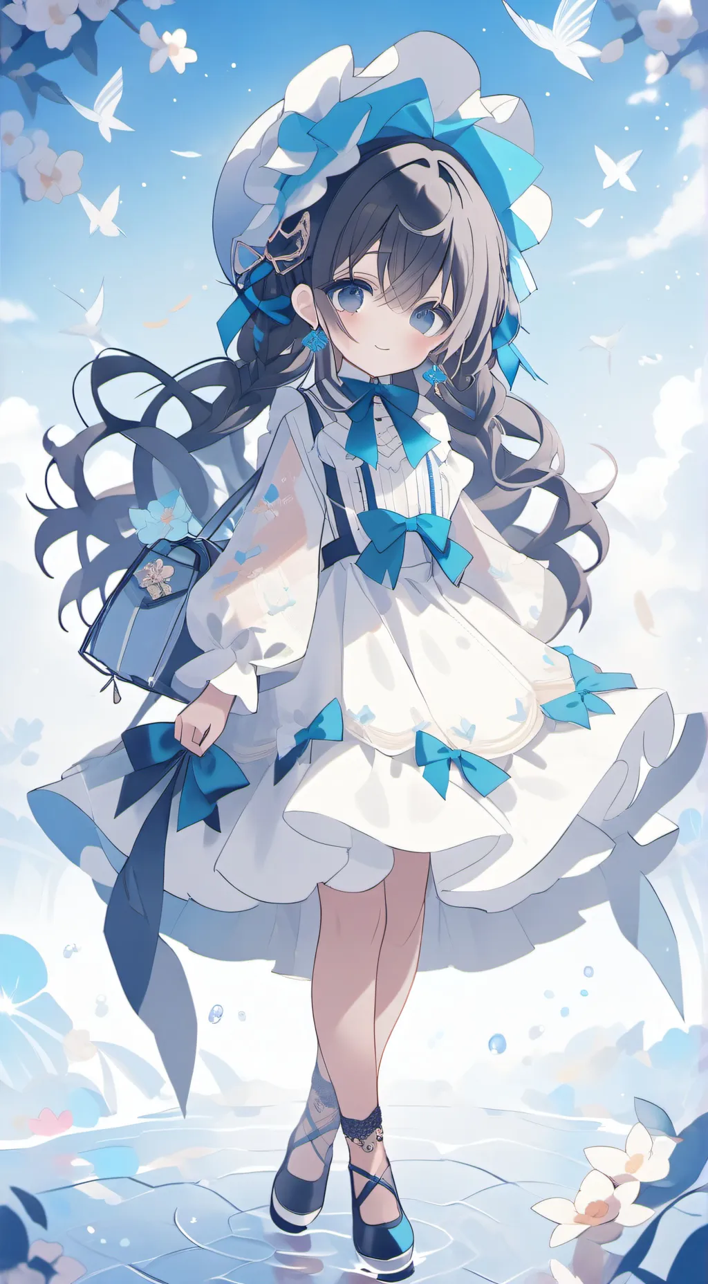 ai character: °Dandys world° background