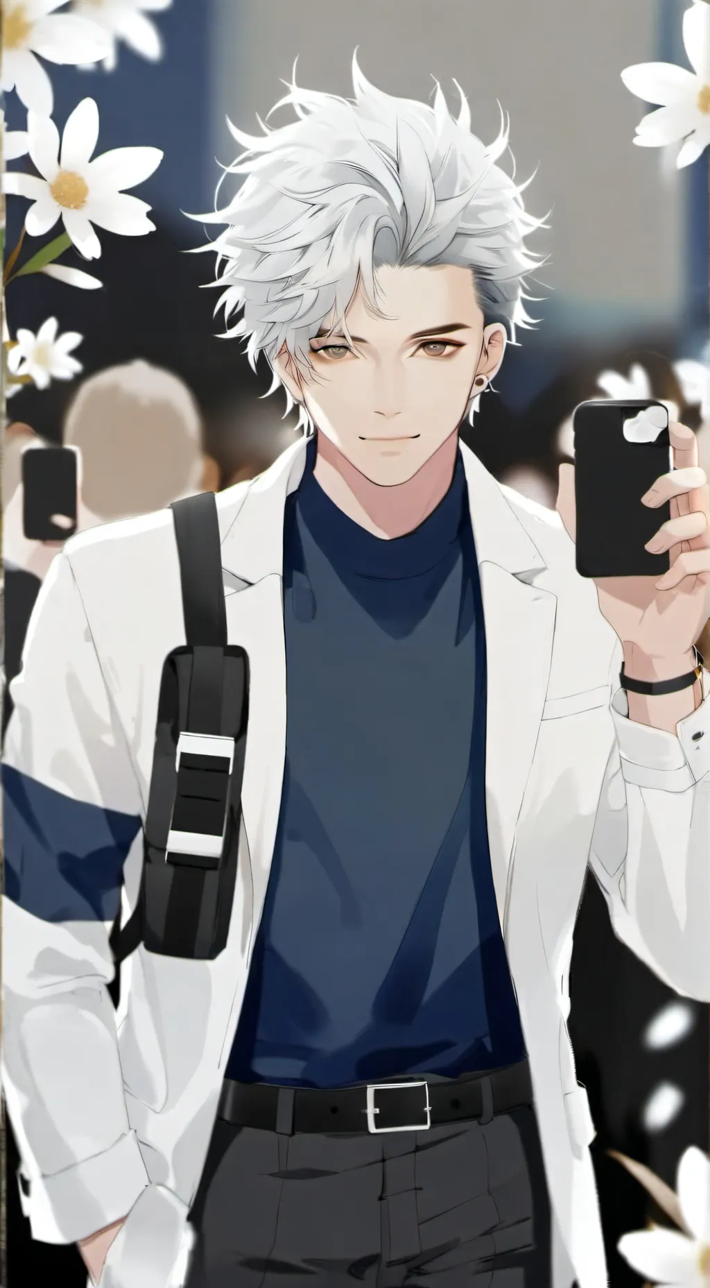 ai character: Крис. background