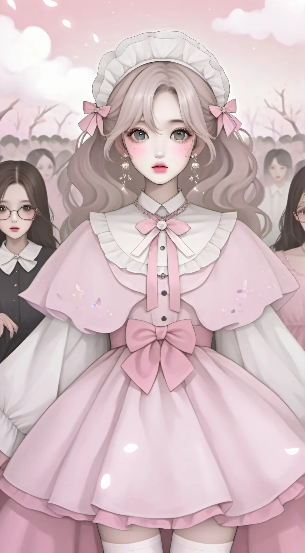 ai character: Prom queen background