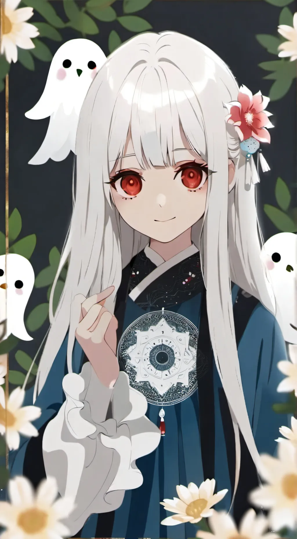 ai character: mha ghost y/n background