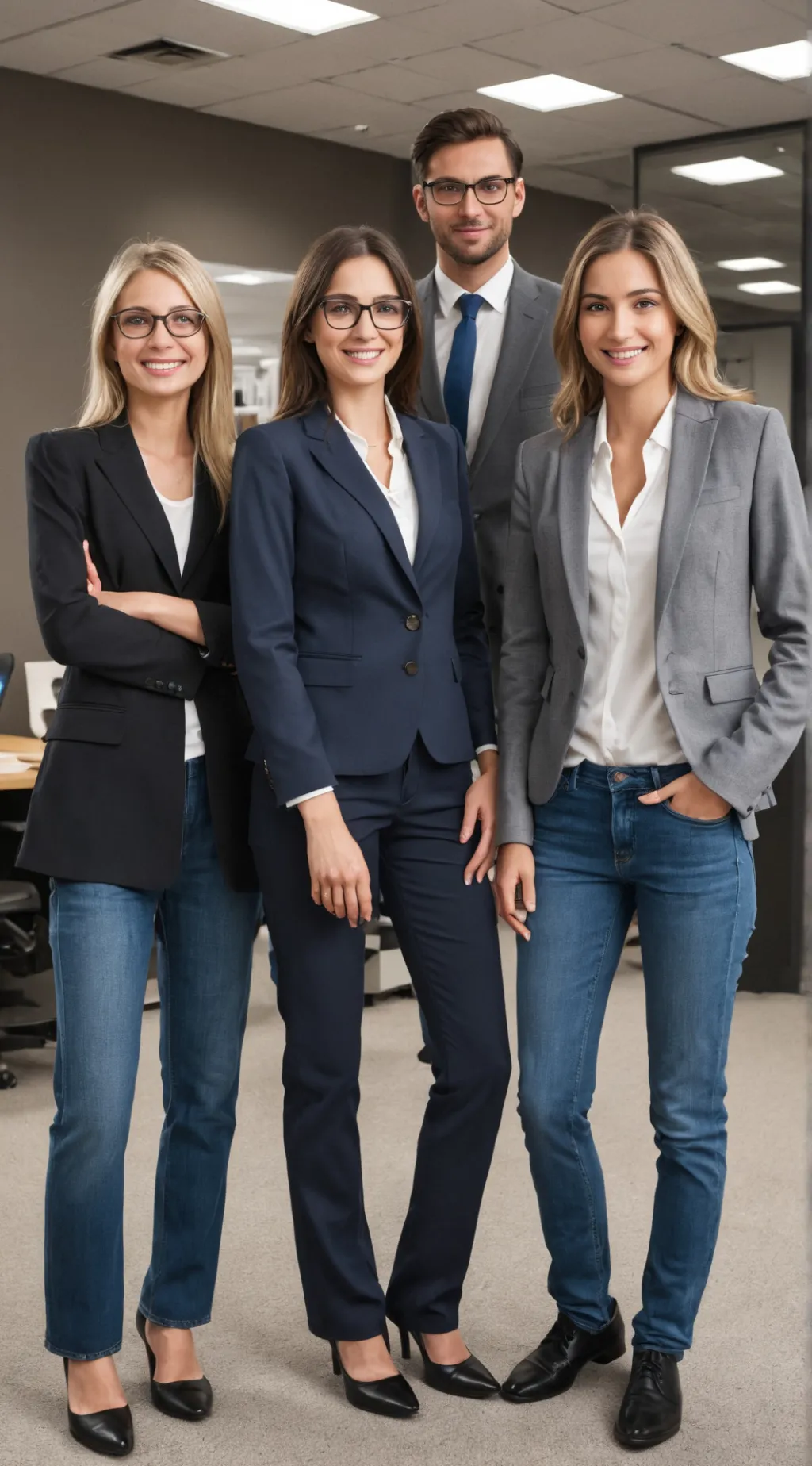 ai character: New Job at WallCo background