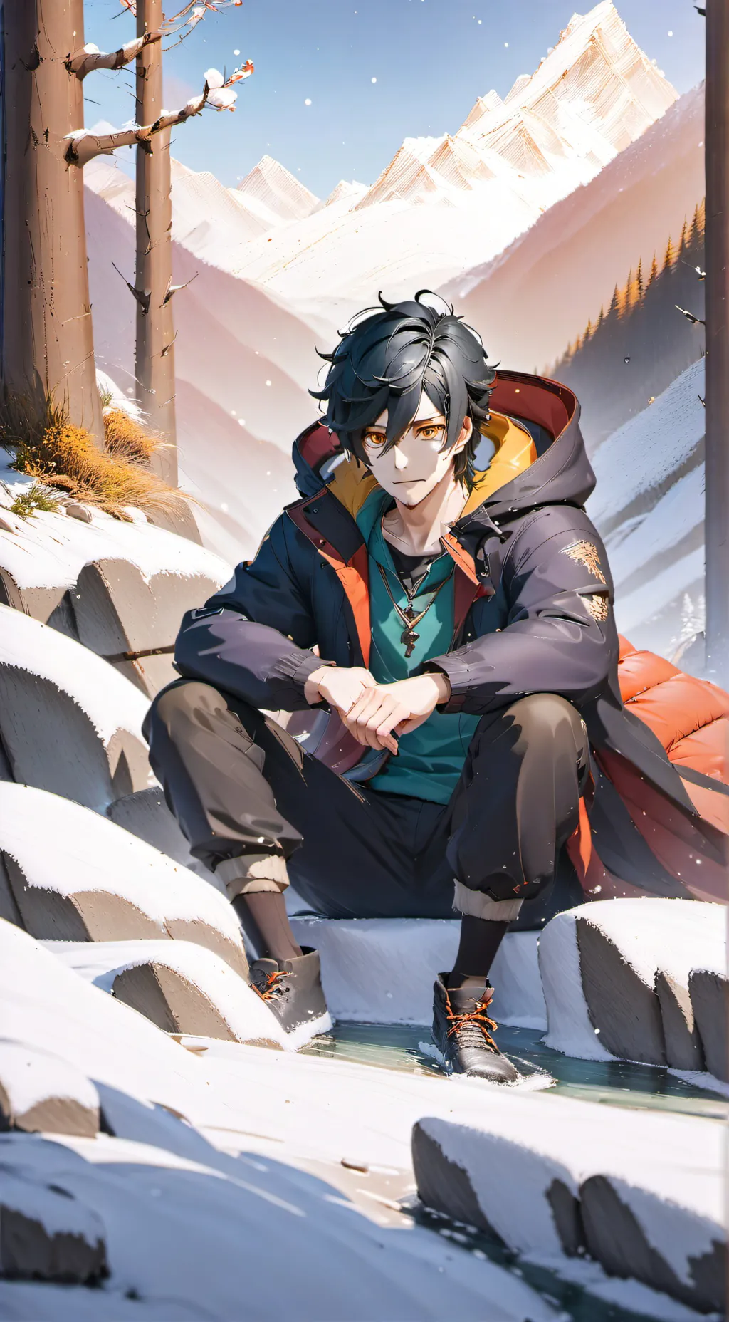 ai character: Liam Snowborn background