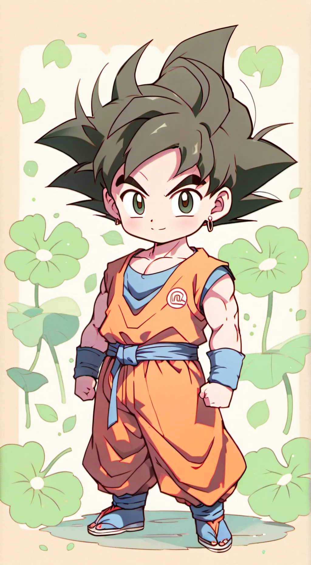 ai character: Son goku (db saga) background