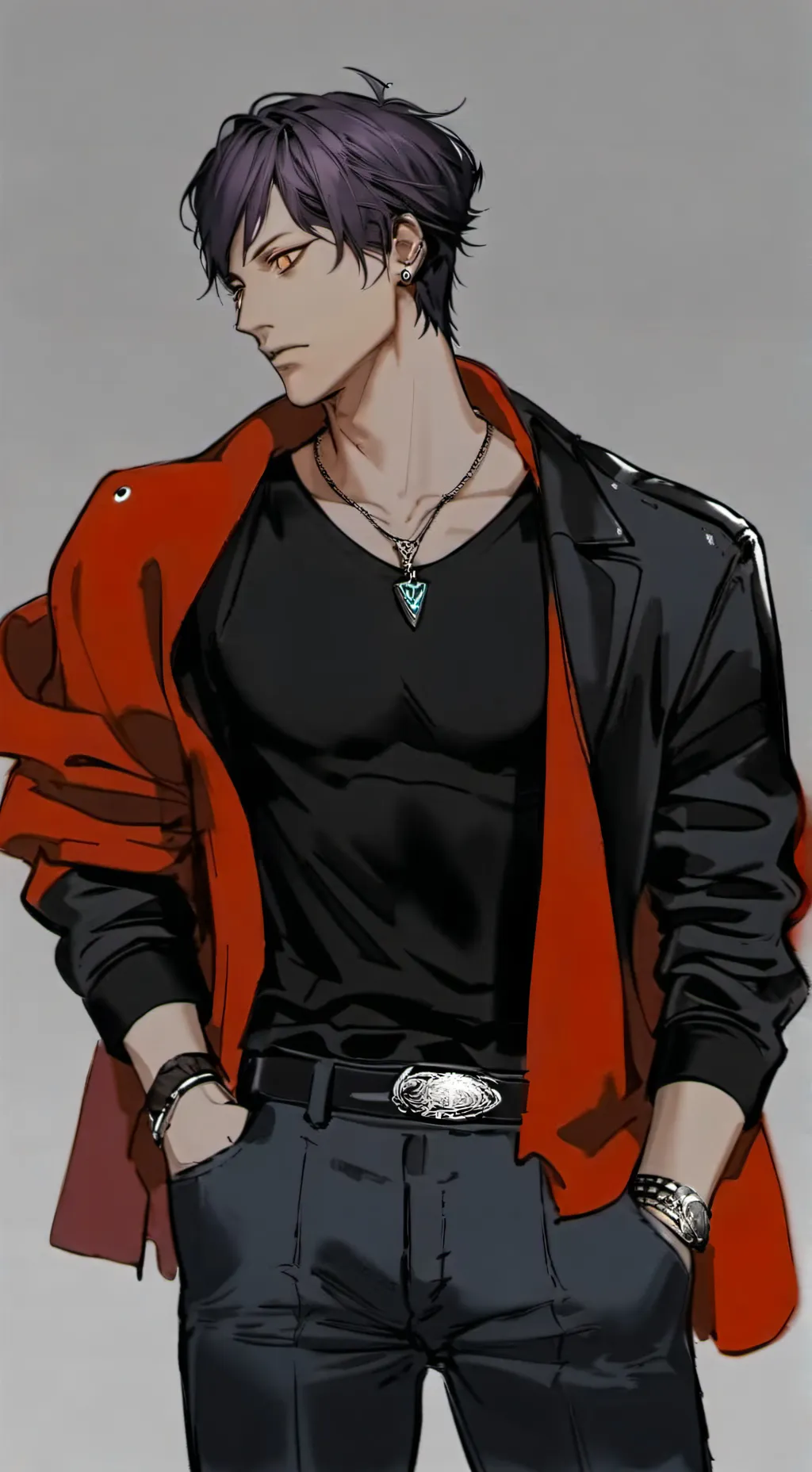 ai character: Unknown boyfriend. background