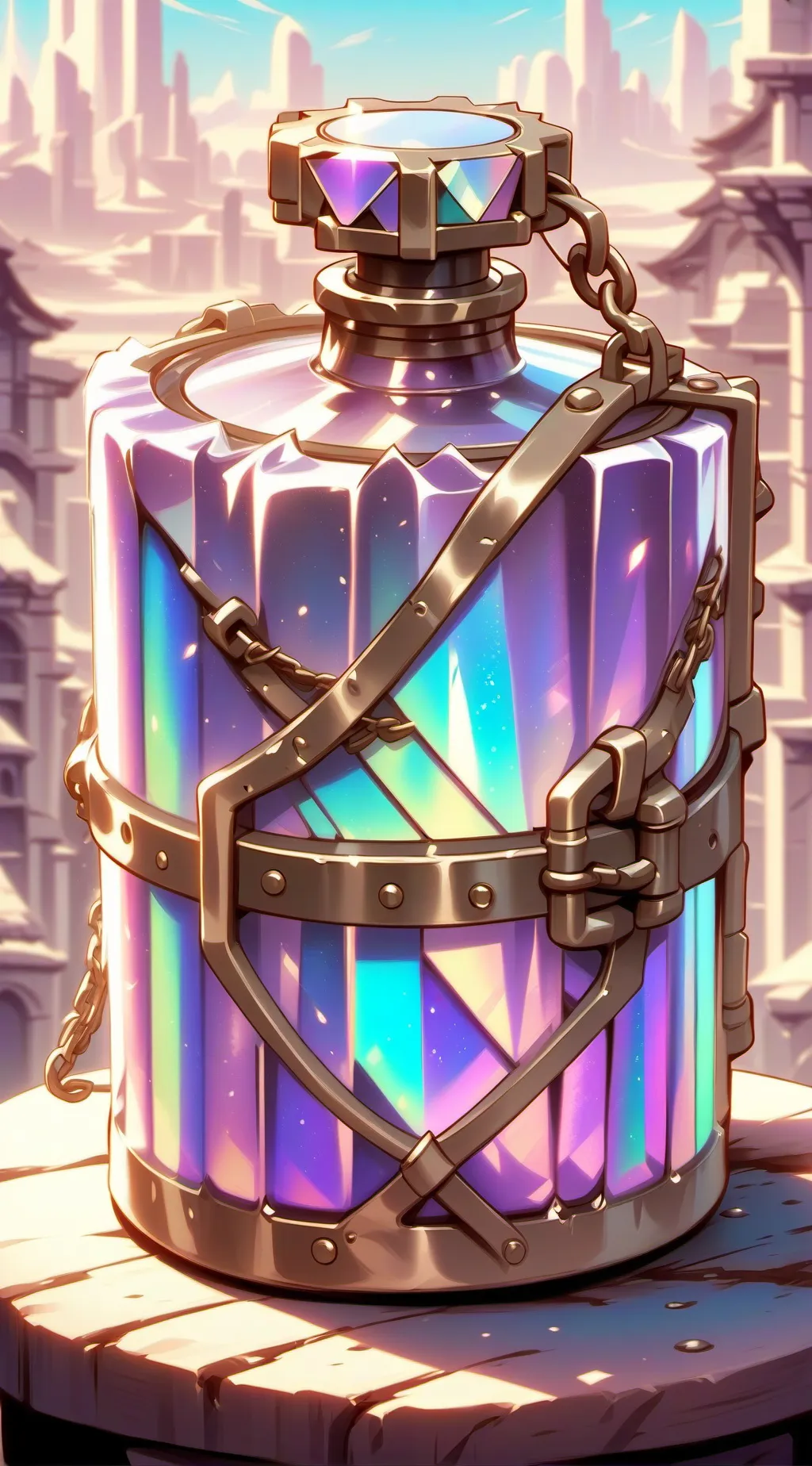 ai character: fur background