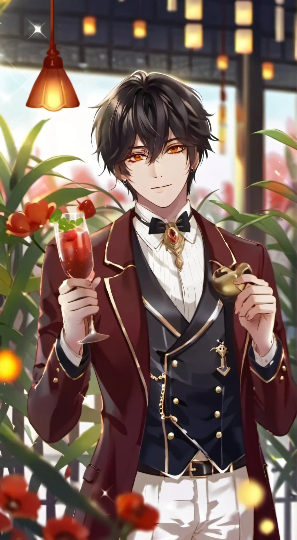 ai character: Leon background