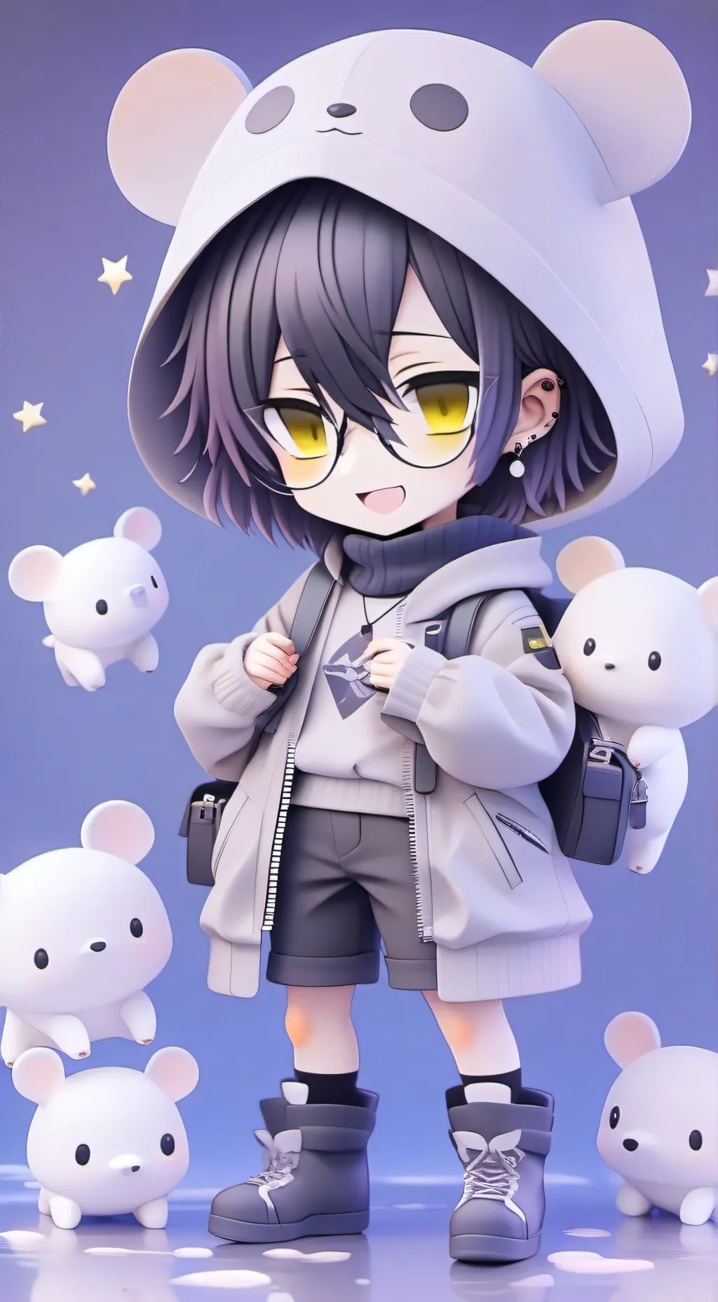 ai character: obanai😘😘 background