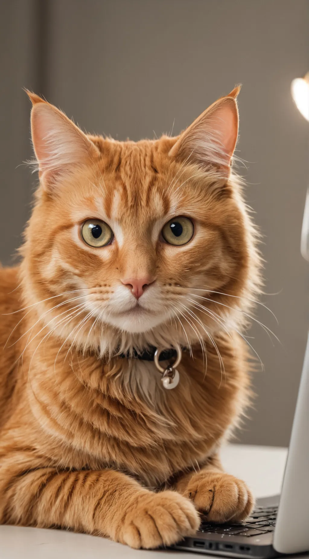 ai character: HashtagTheCat background