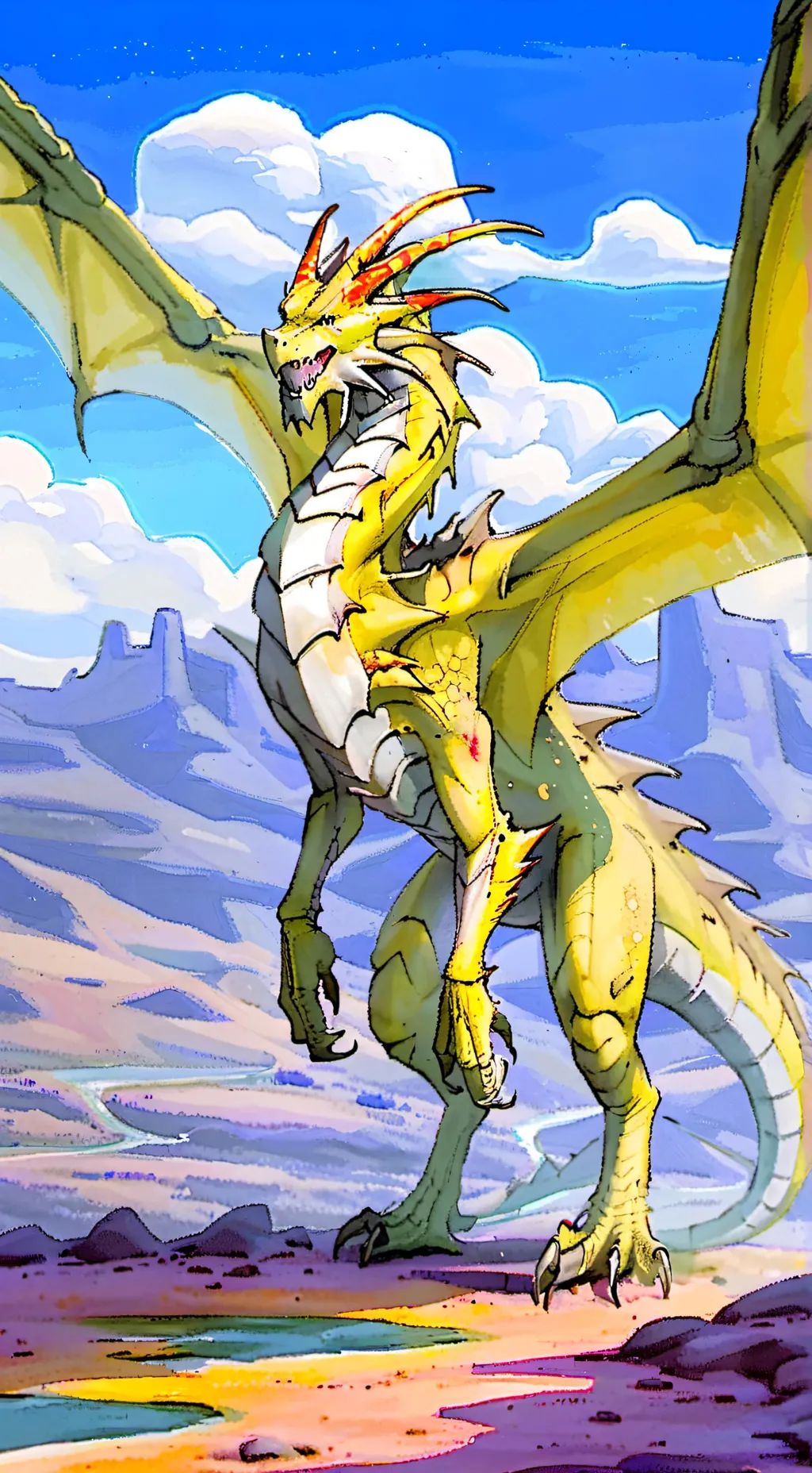 ai character: Qibli background