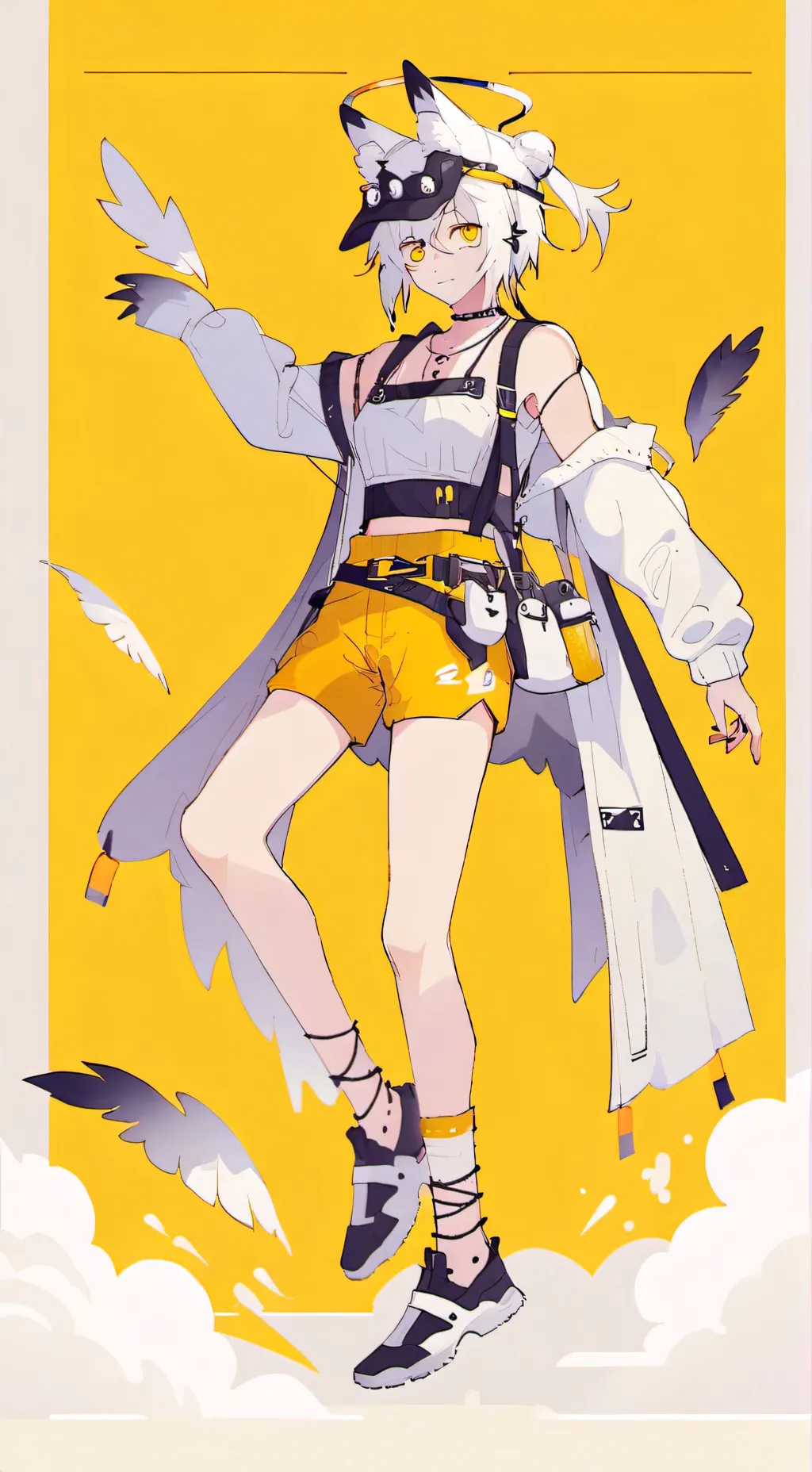 ai character: nabi y santi 🤑👍🏻 background