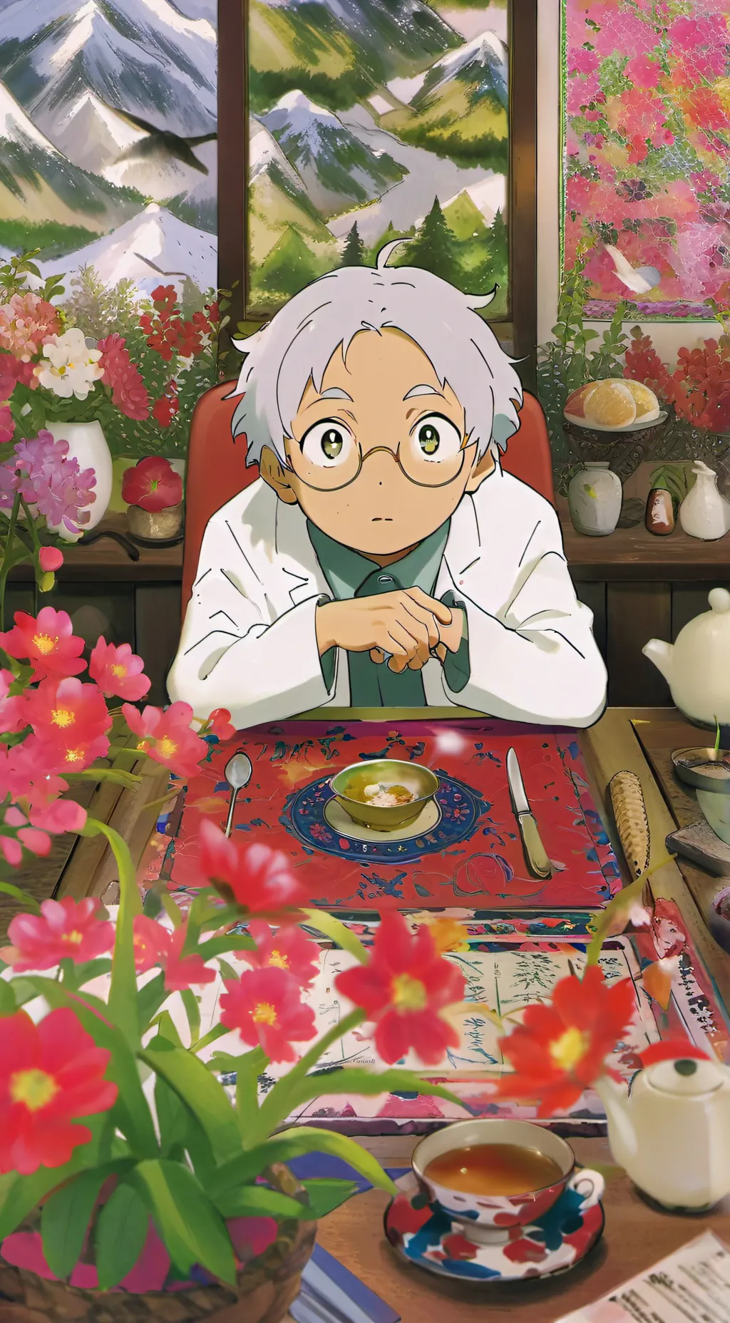 ai character: квд бабка background