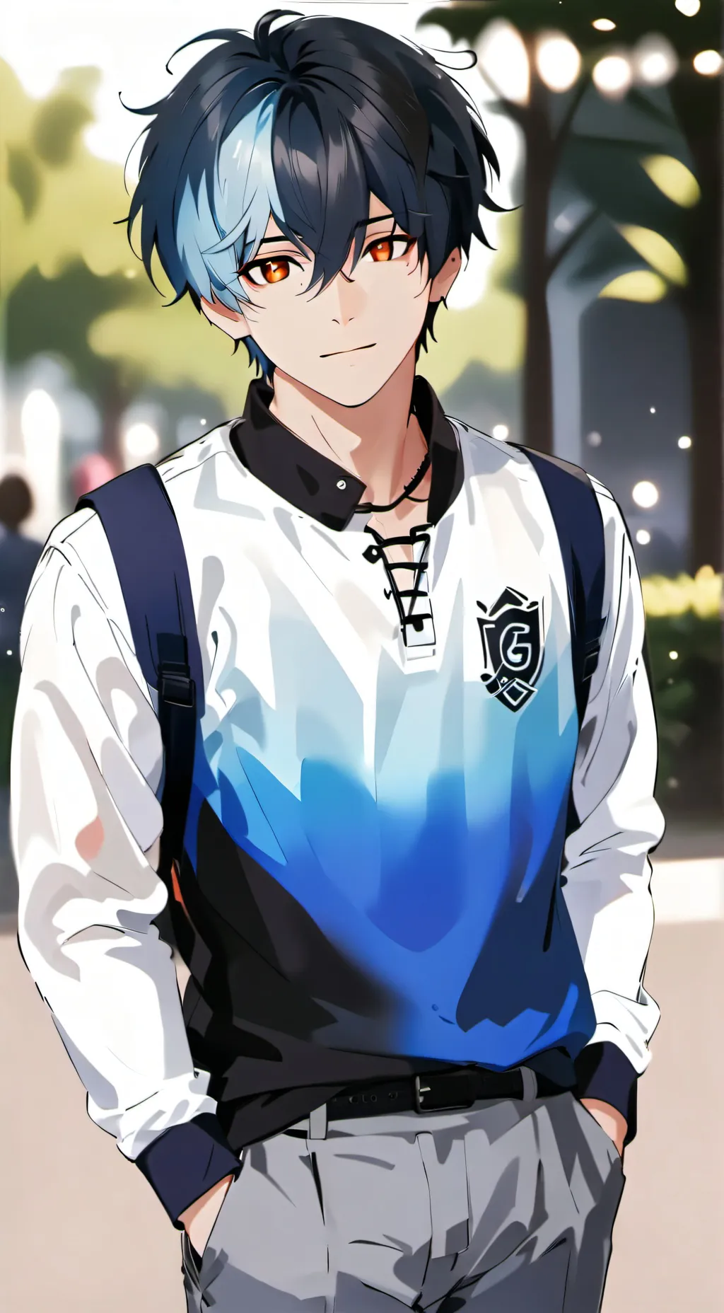 ai character: Lightning  background